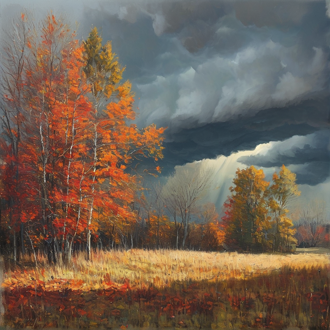 Autumn Storm Landscape