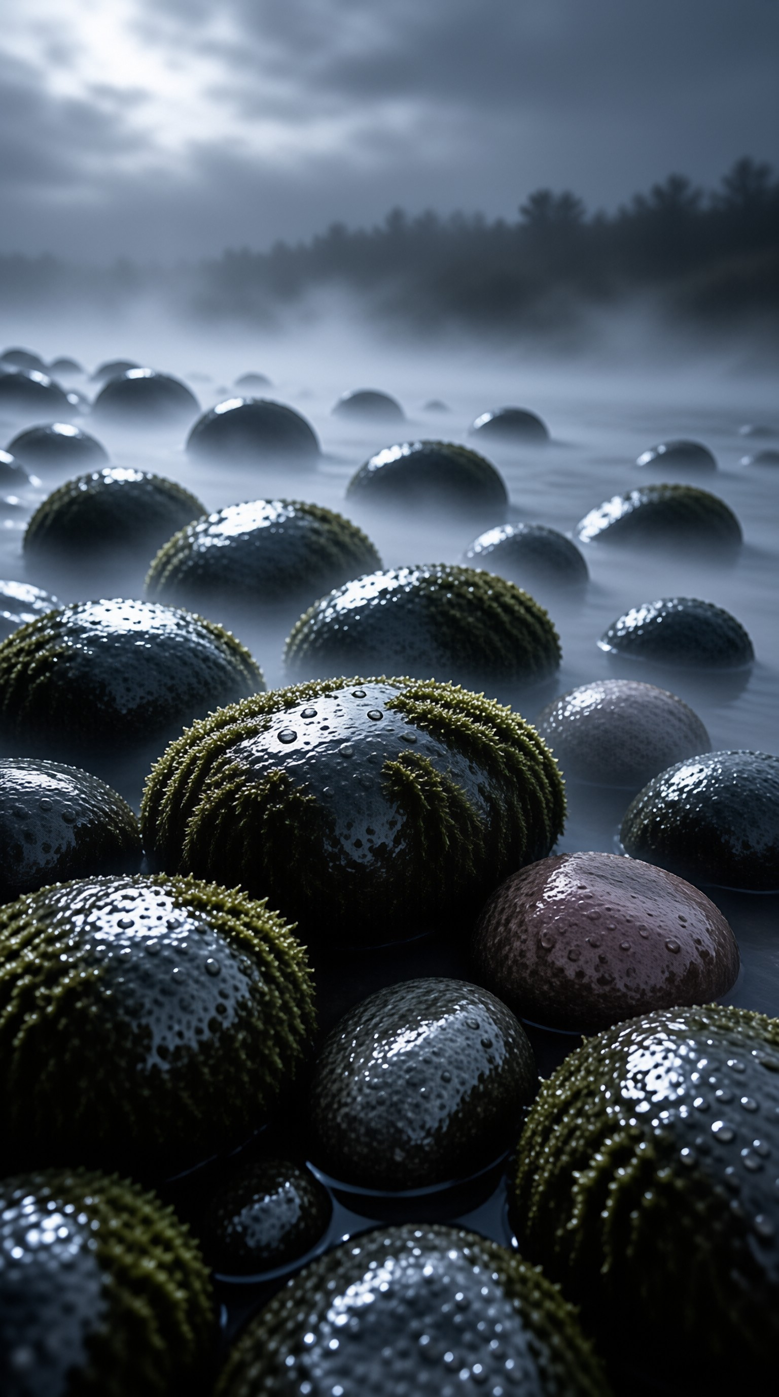 Misty Mossy Stones