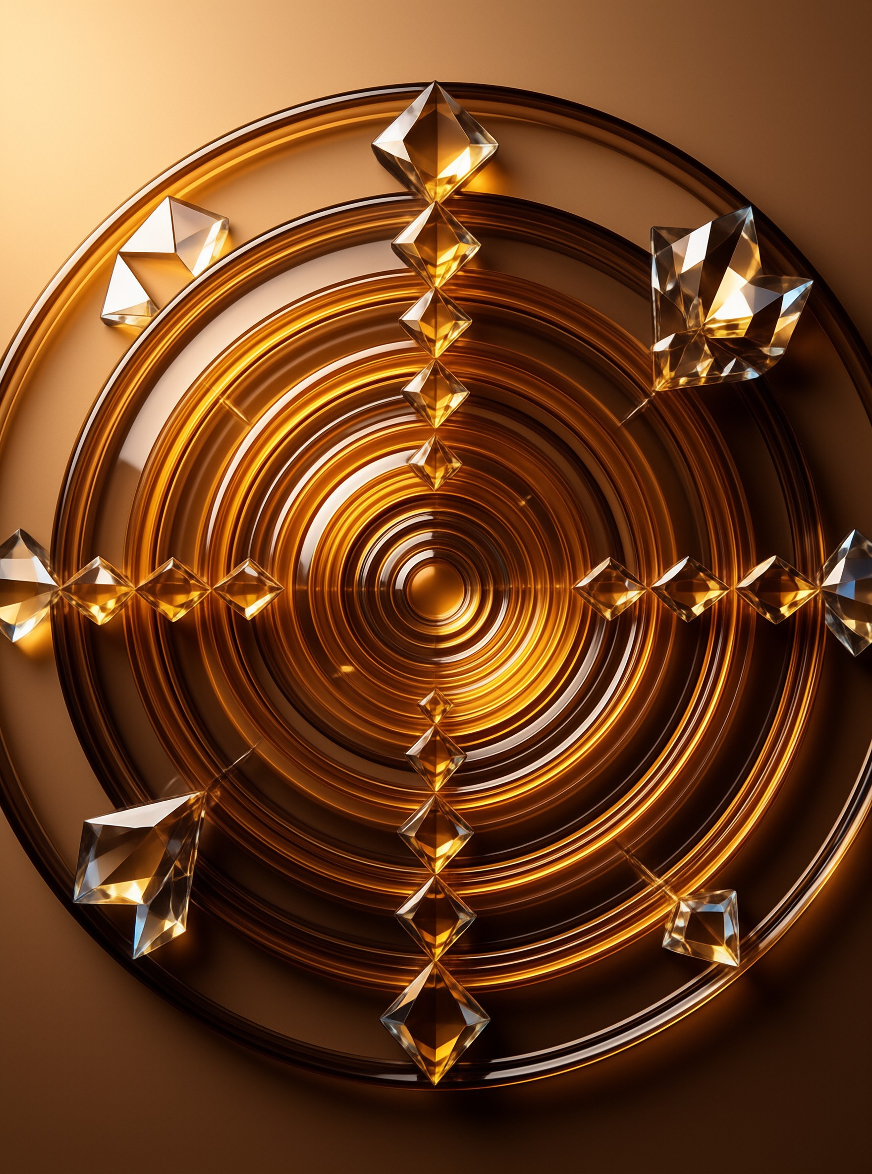 Golden Concentric Design