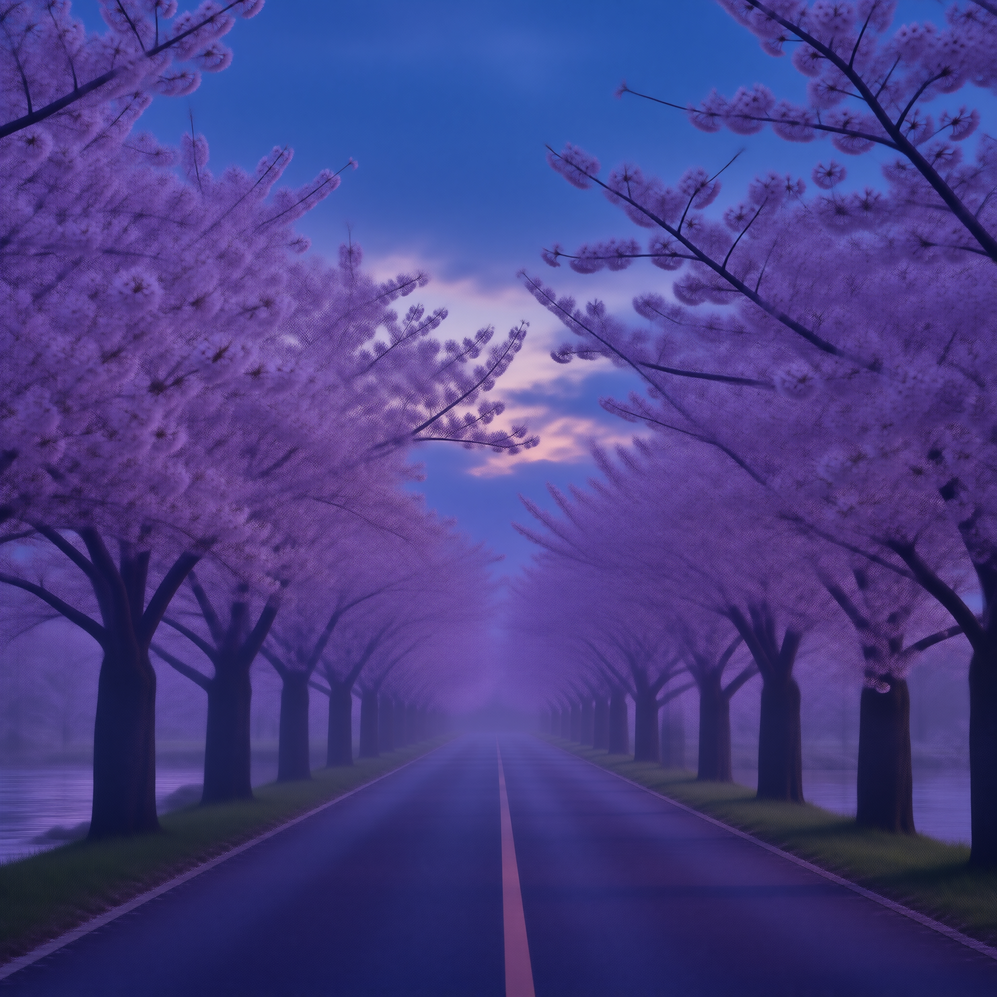 Dreamy Cherry Blossom Avenue