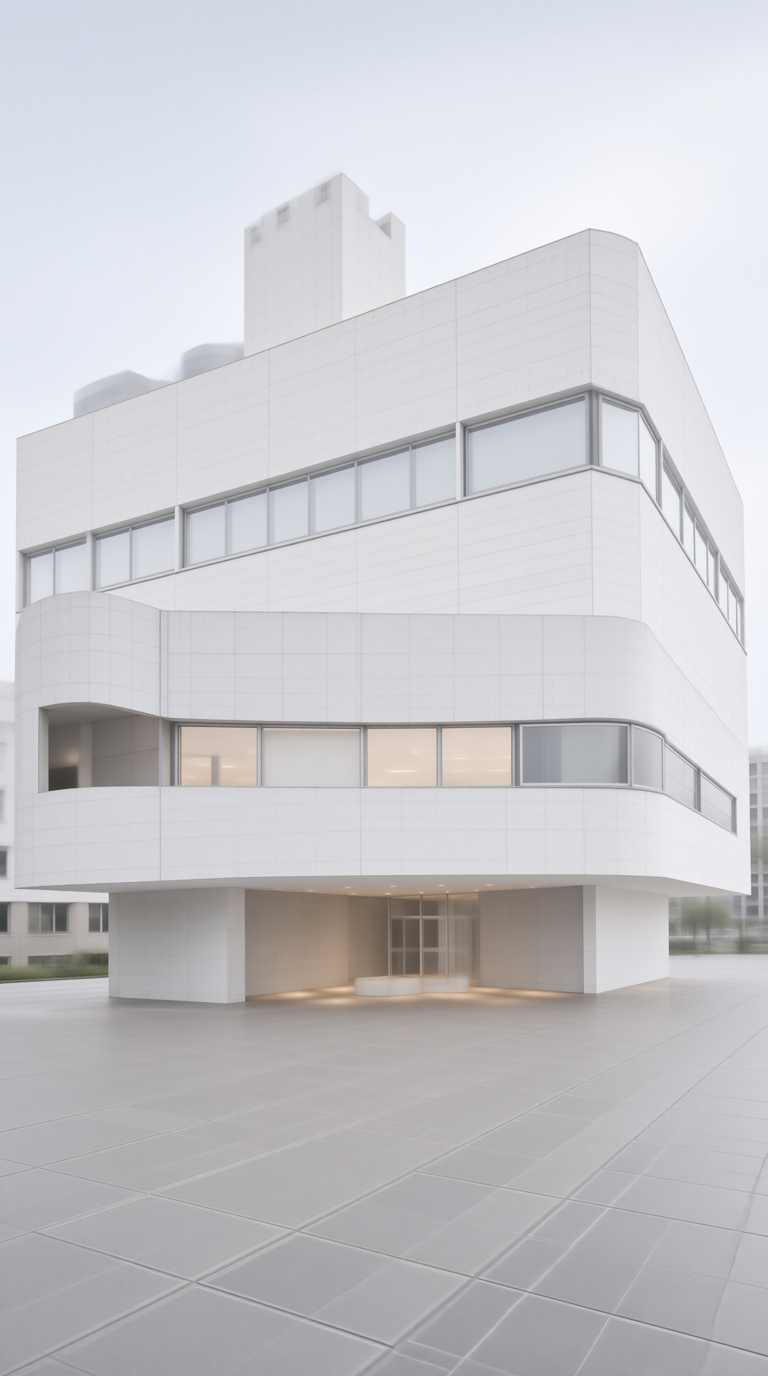 Modern White Building