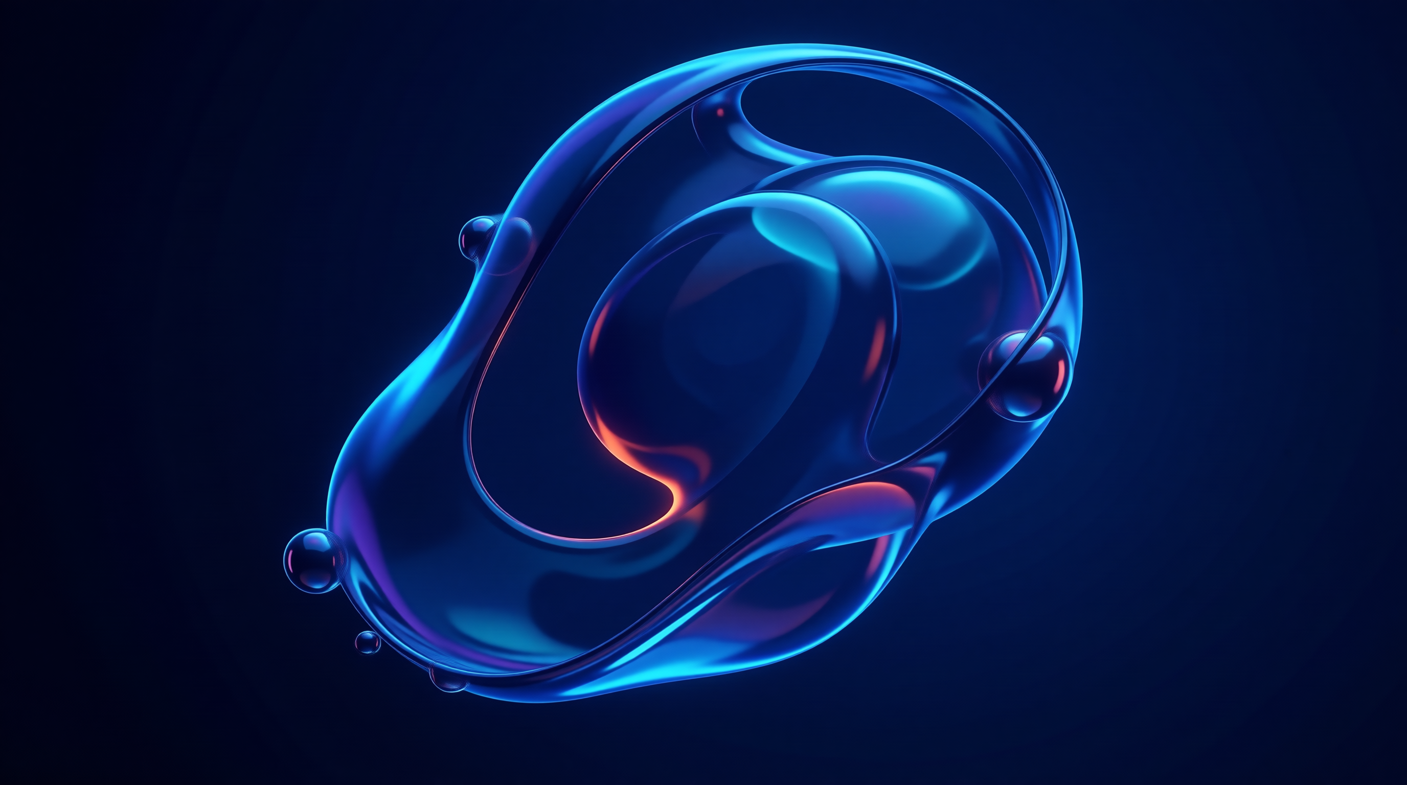 Liquid Chrome Bloom — Iridescent Study