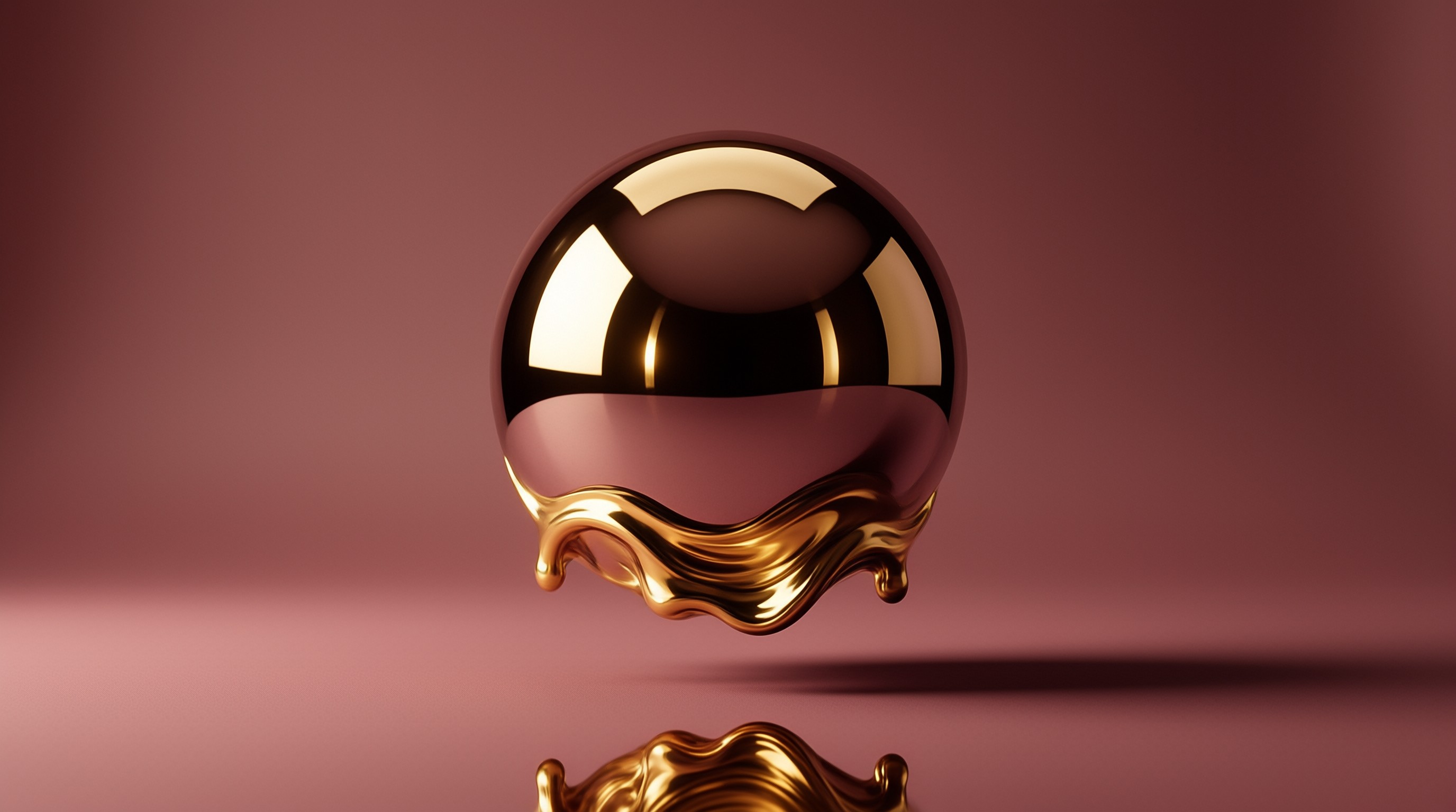 Golden Liquid Sphere
