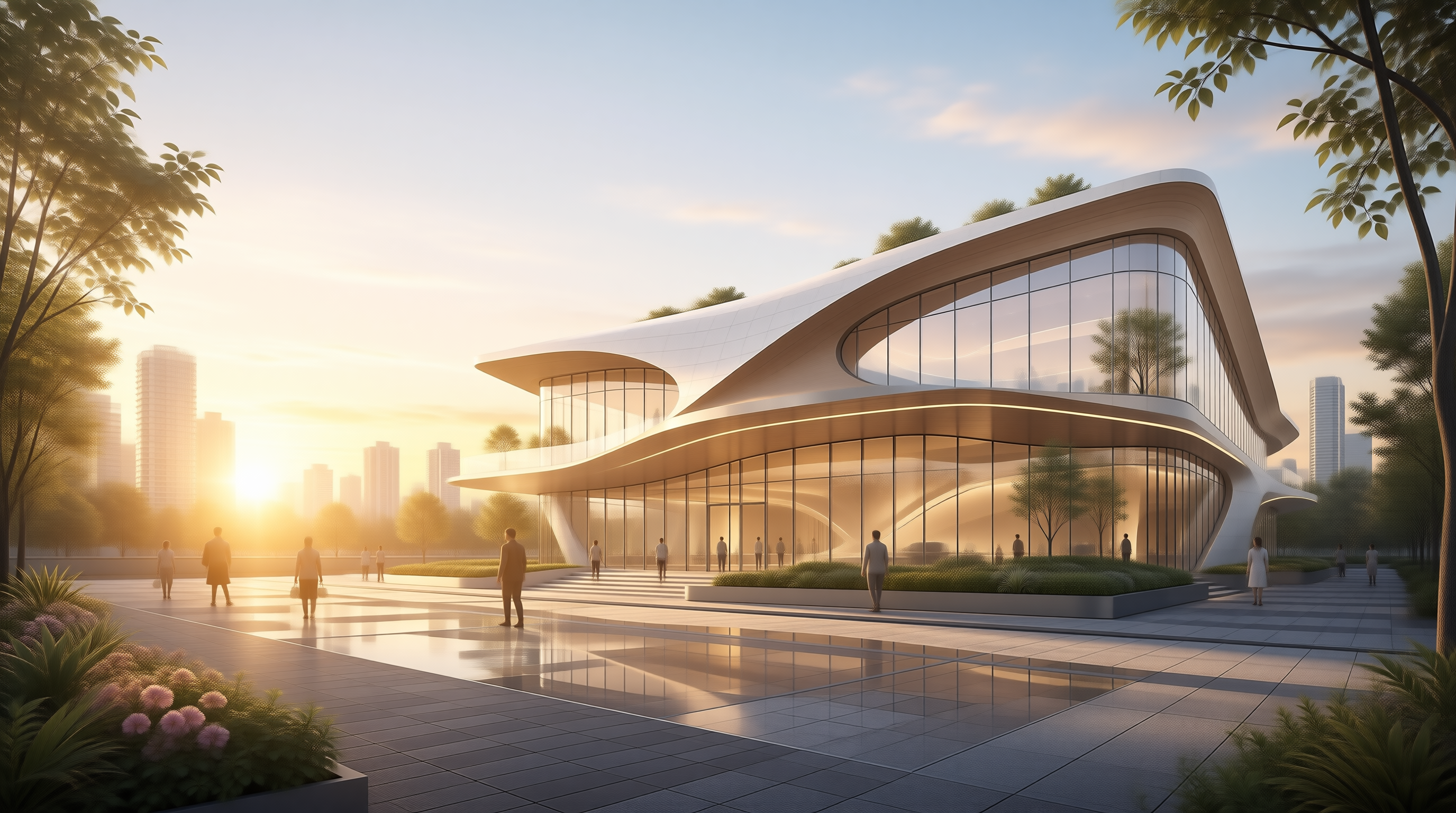 Modern Futuristic Building