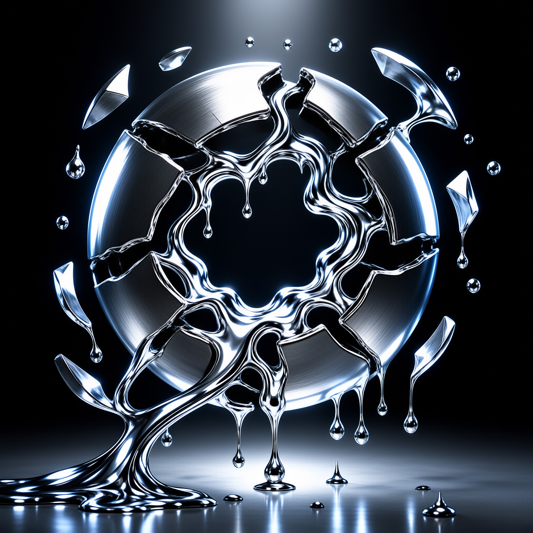 Melting Metallic Sphere