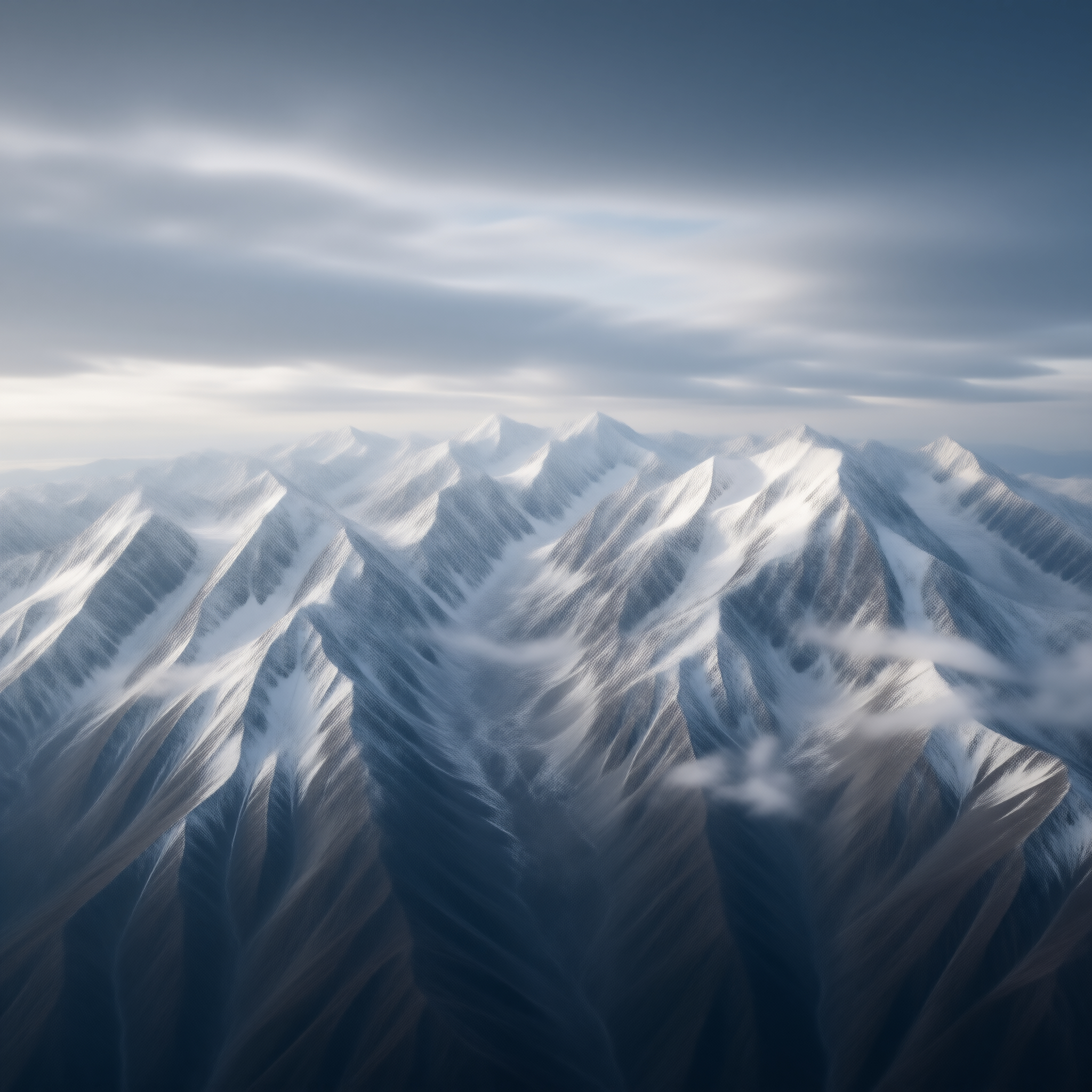 Majestic Snowy Mountains