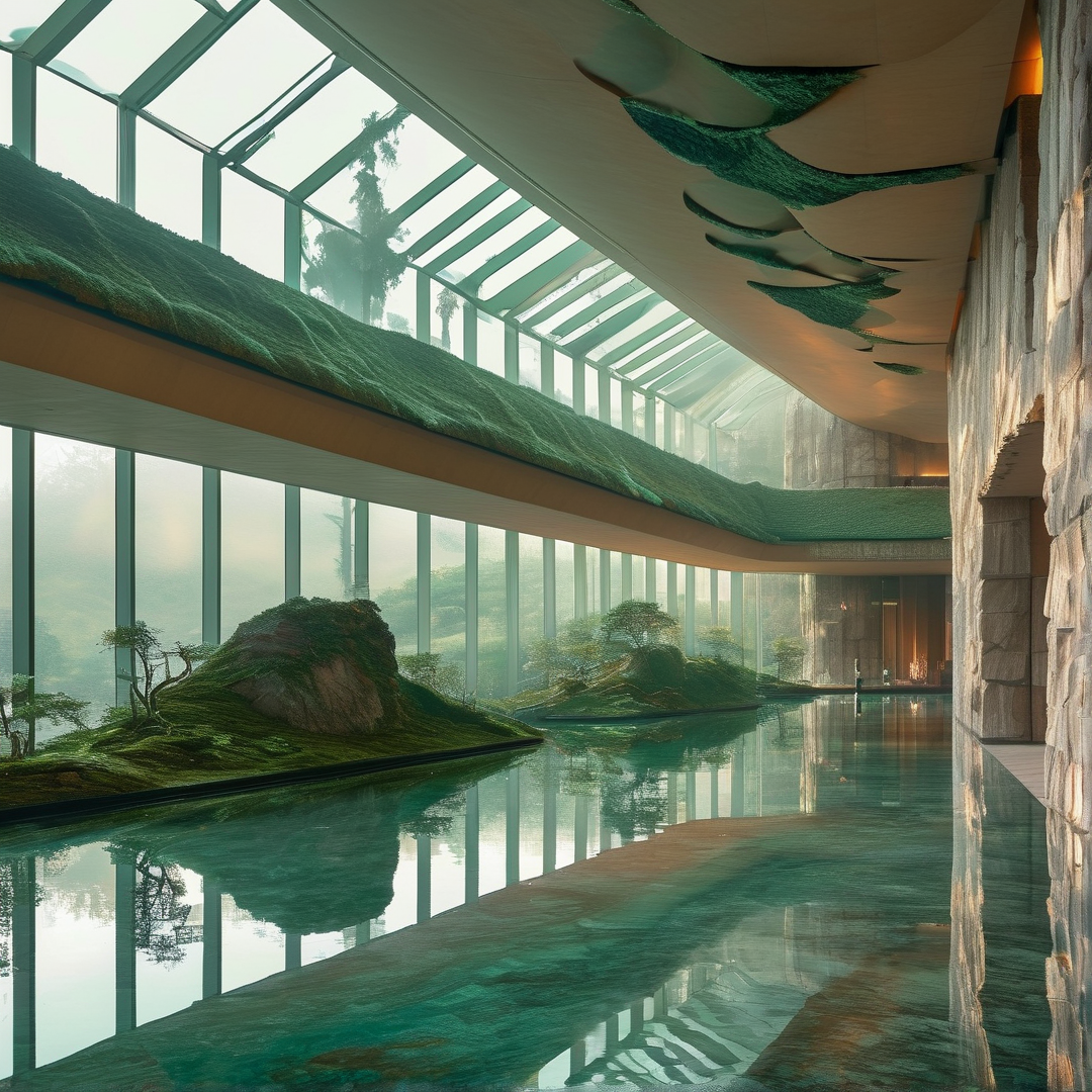 Serene Biophilic Interior