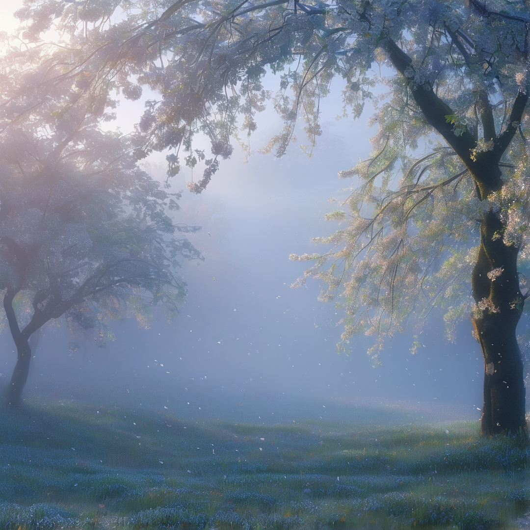 Misty Morning Forest
