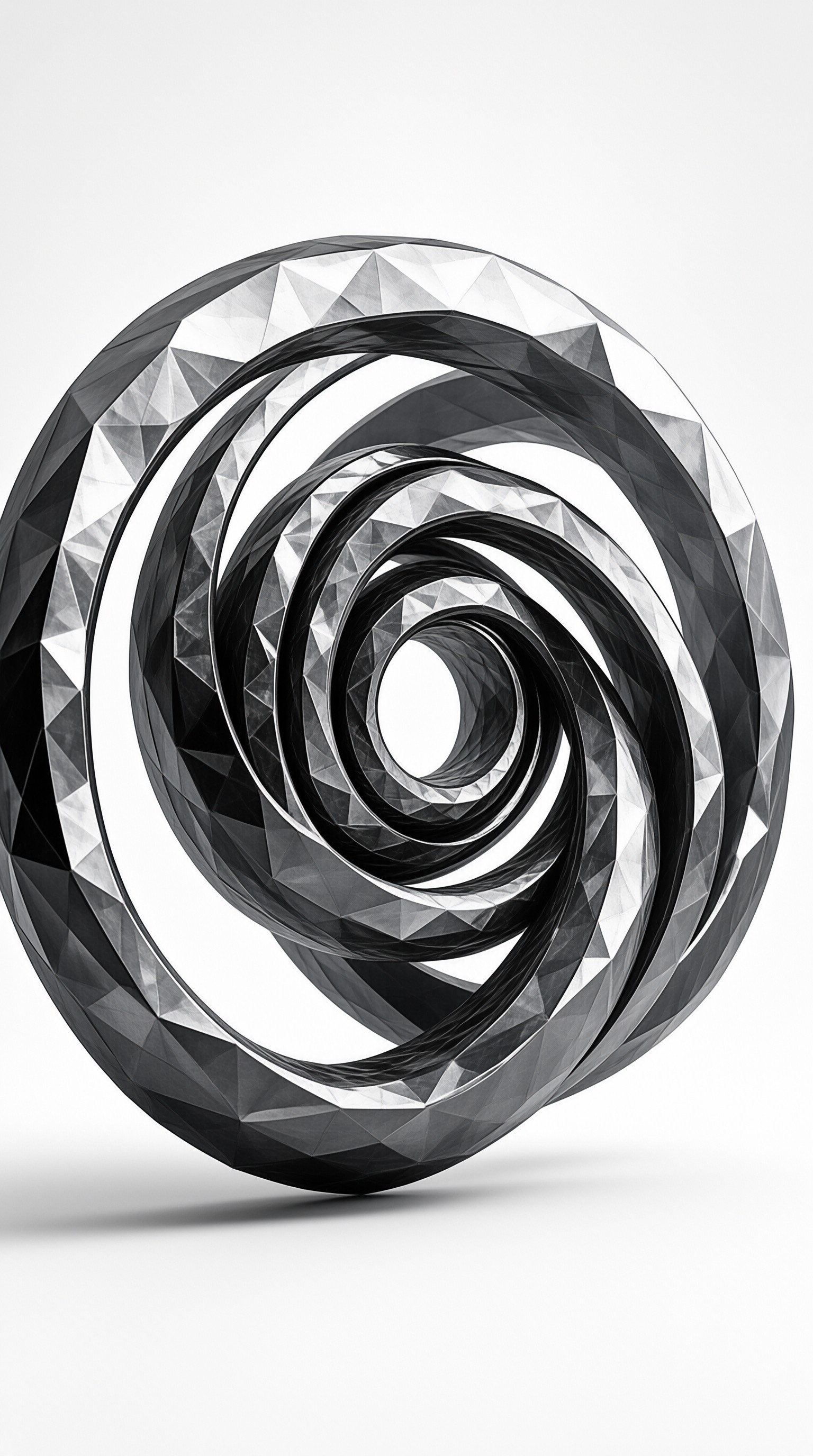 Geometric Twisted Ring Art
