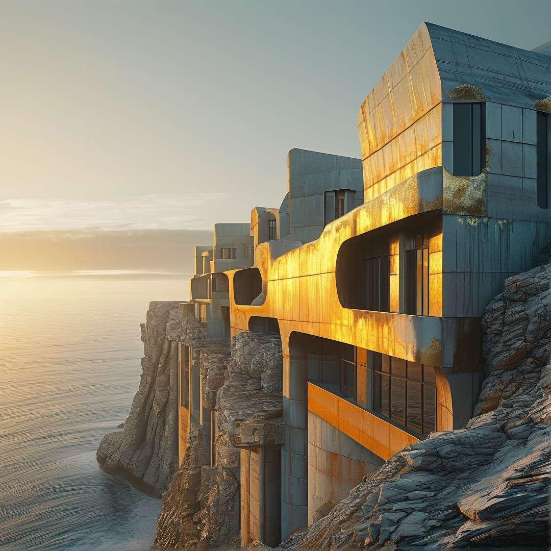 Modern Cliffside Architecture
