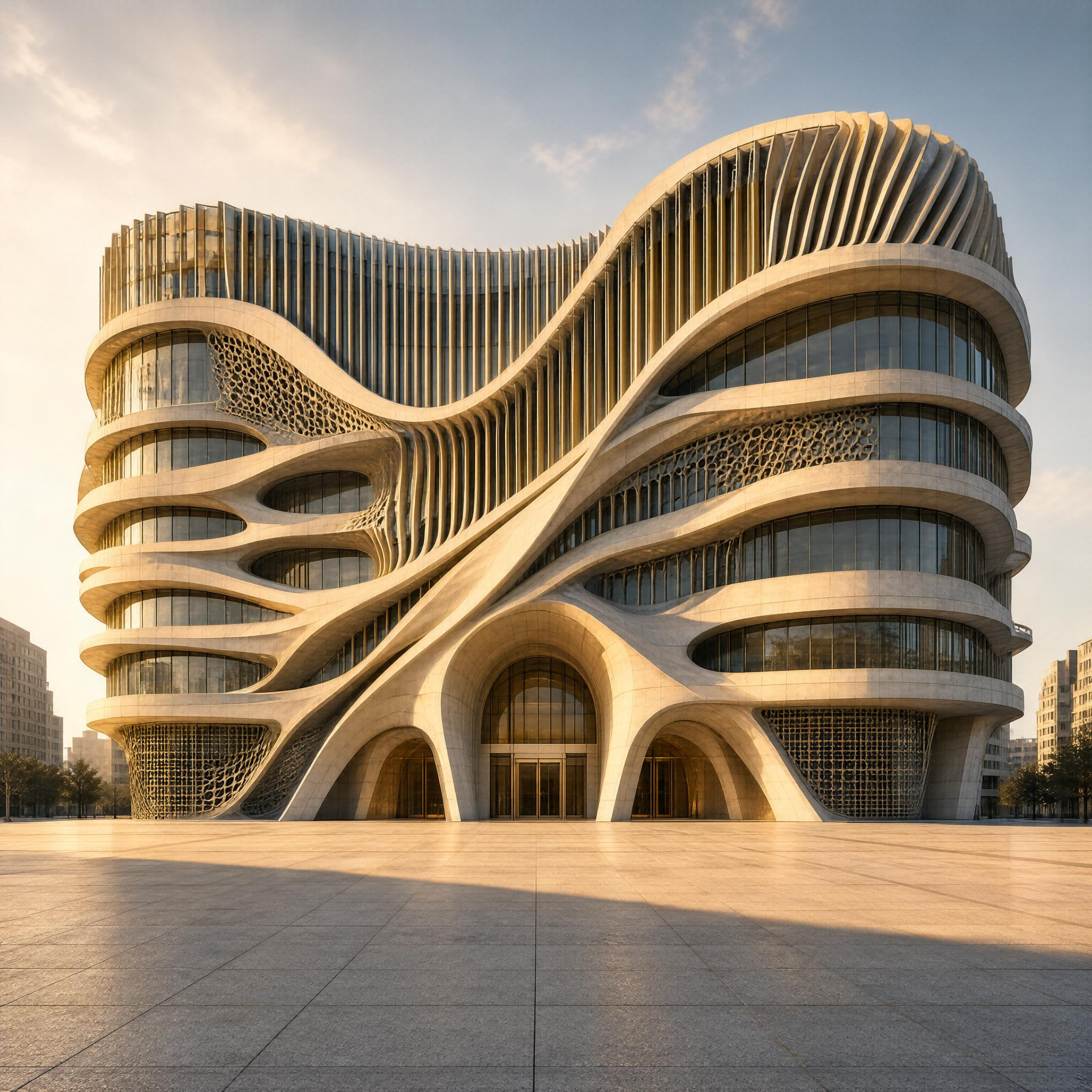 Modern Curved Architecture