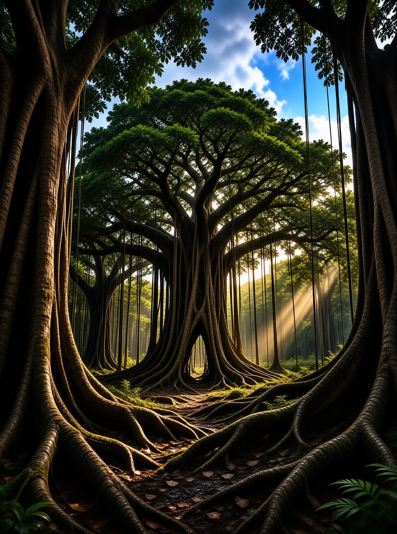 Mystical Forest Tunnel