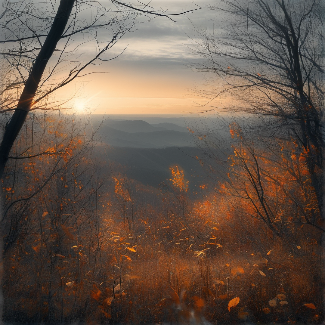 Golden Hour Mountain View