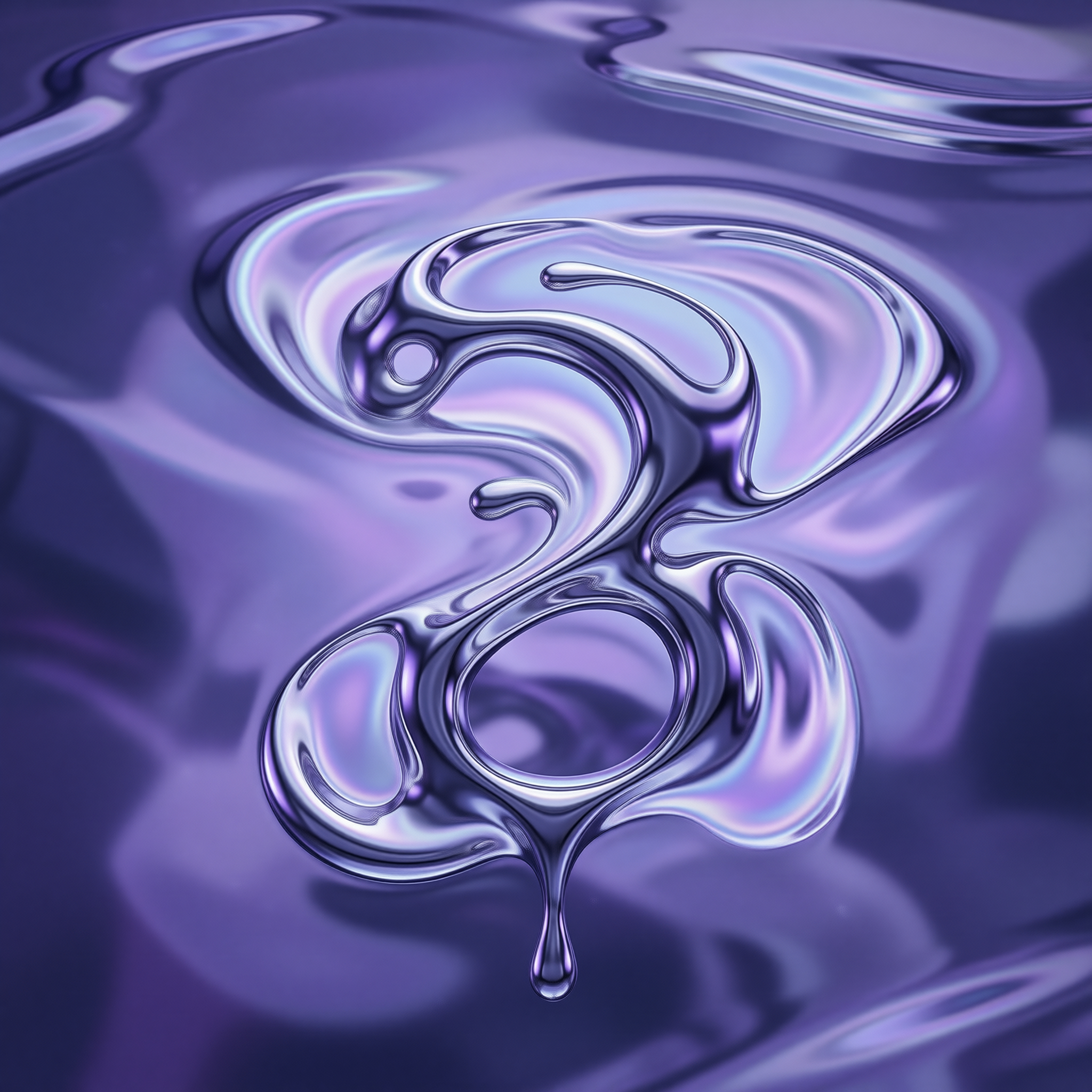 Iridescent Liquid Waves