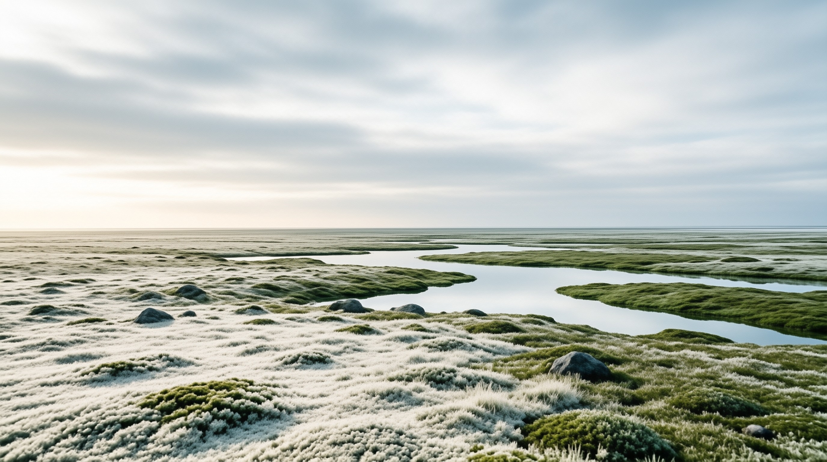 Serene Coastal Marsh Landscape