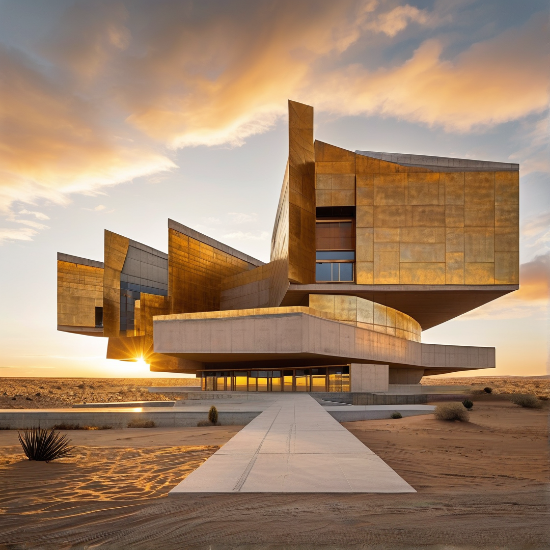 Futuristic Desert Structure