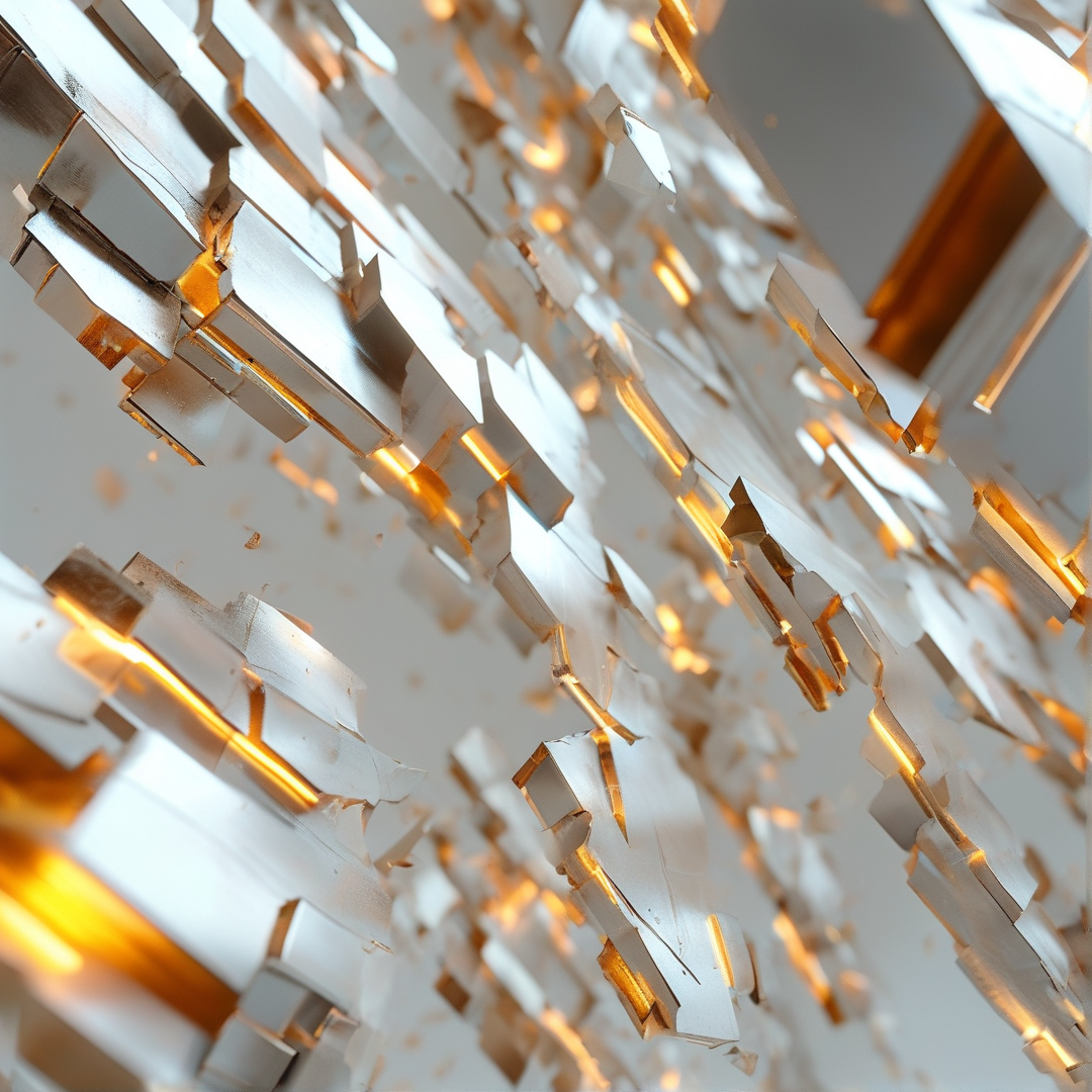 Abstract Metallic Shards