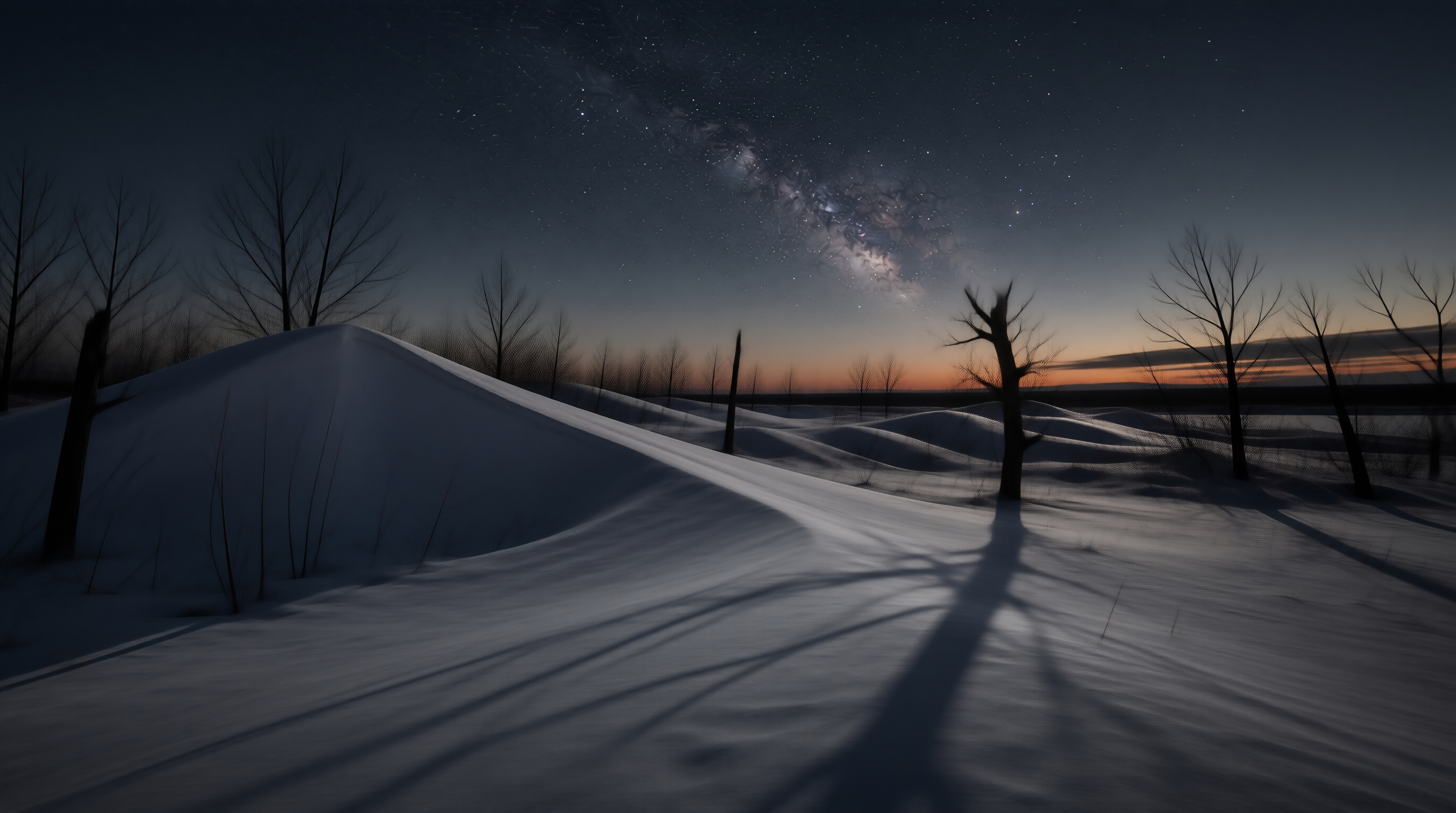 Starry Winter Night
