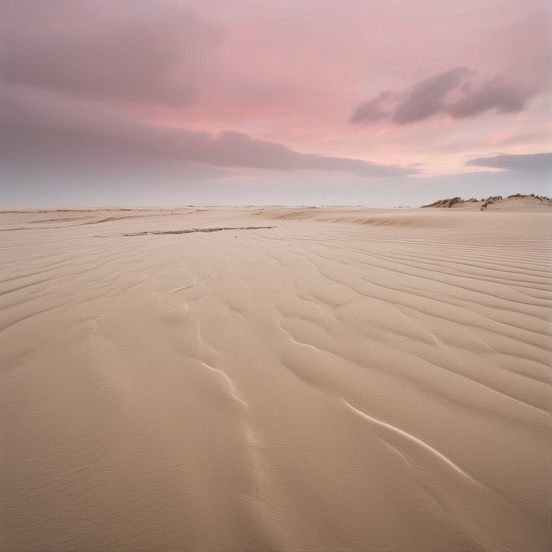 Pink Sunset Sand Dunes