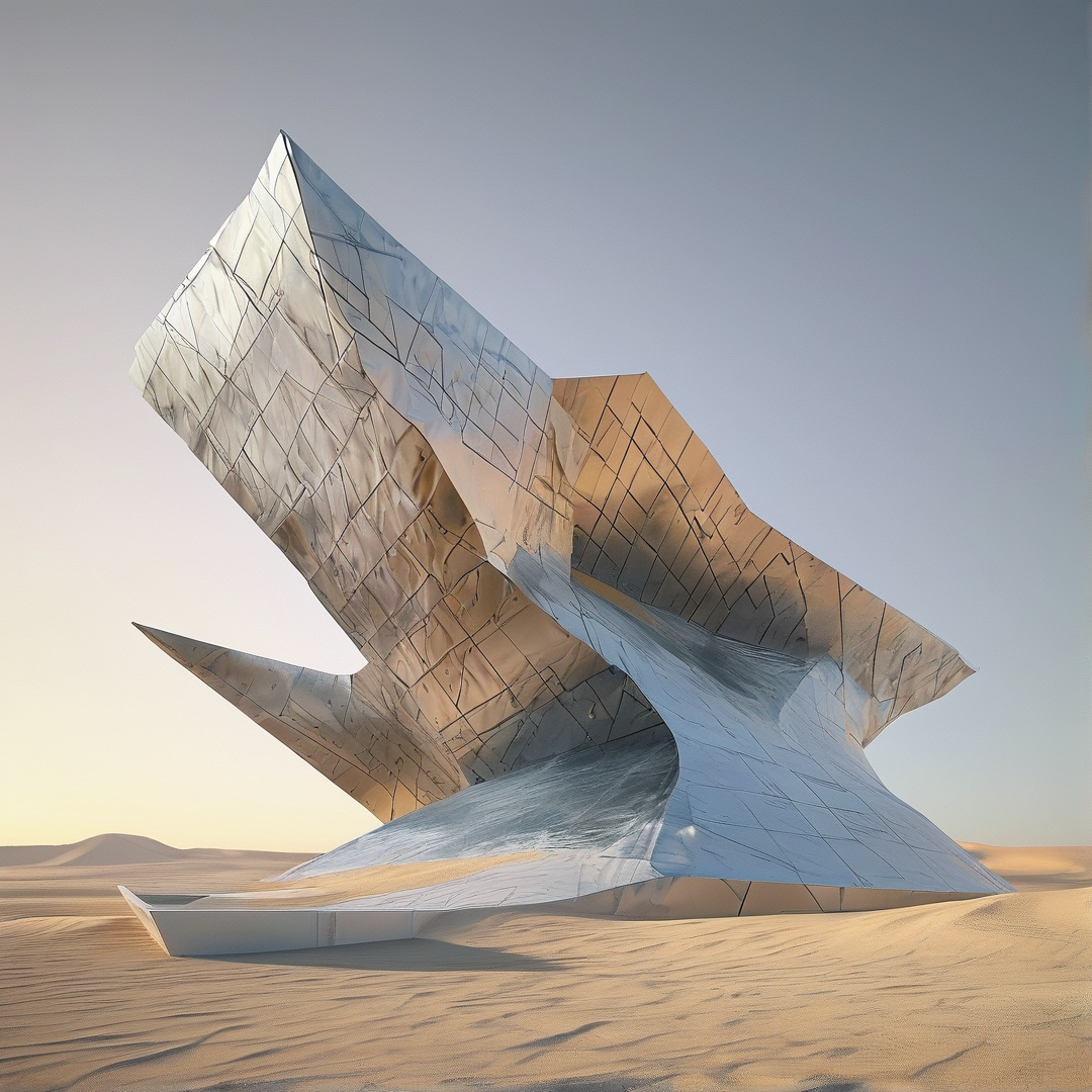Abstract Desert Sculpture