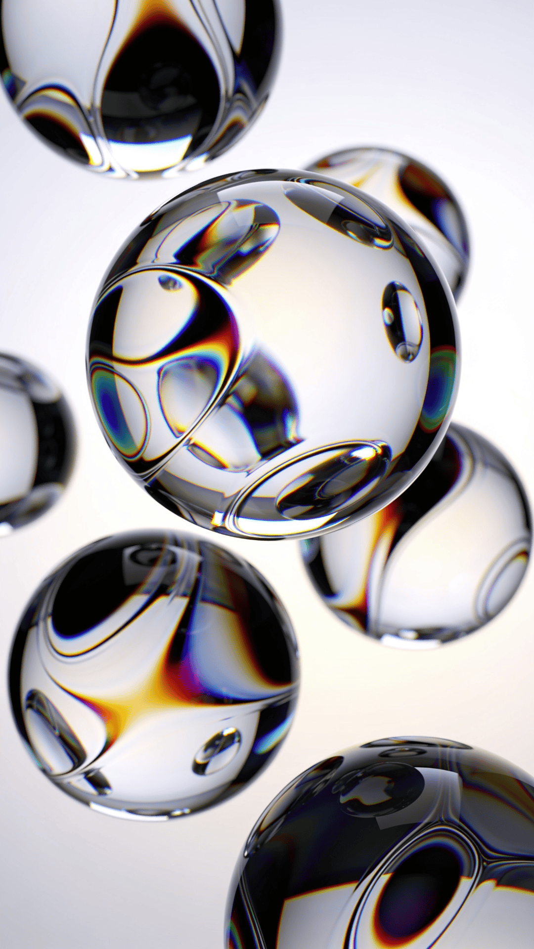 Bold, Liquid Chrome Floating Orb