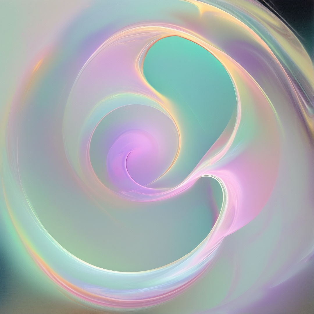 Abstract Swirling Colors