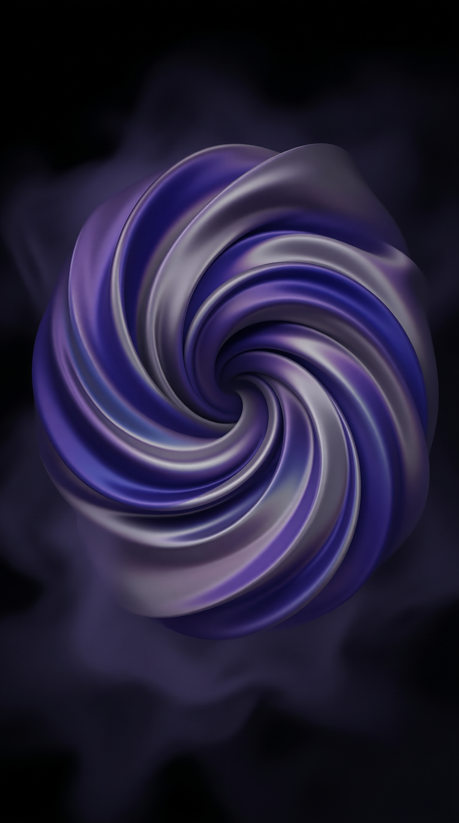 Violet Fluid Spiral