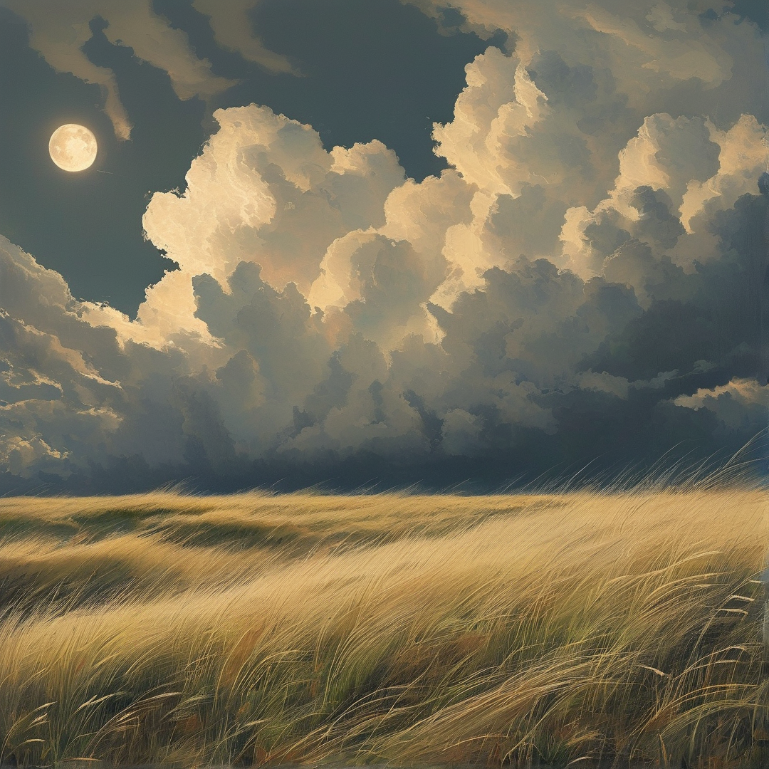 Moonlit Grassland