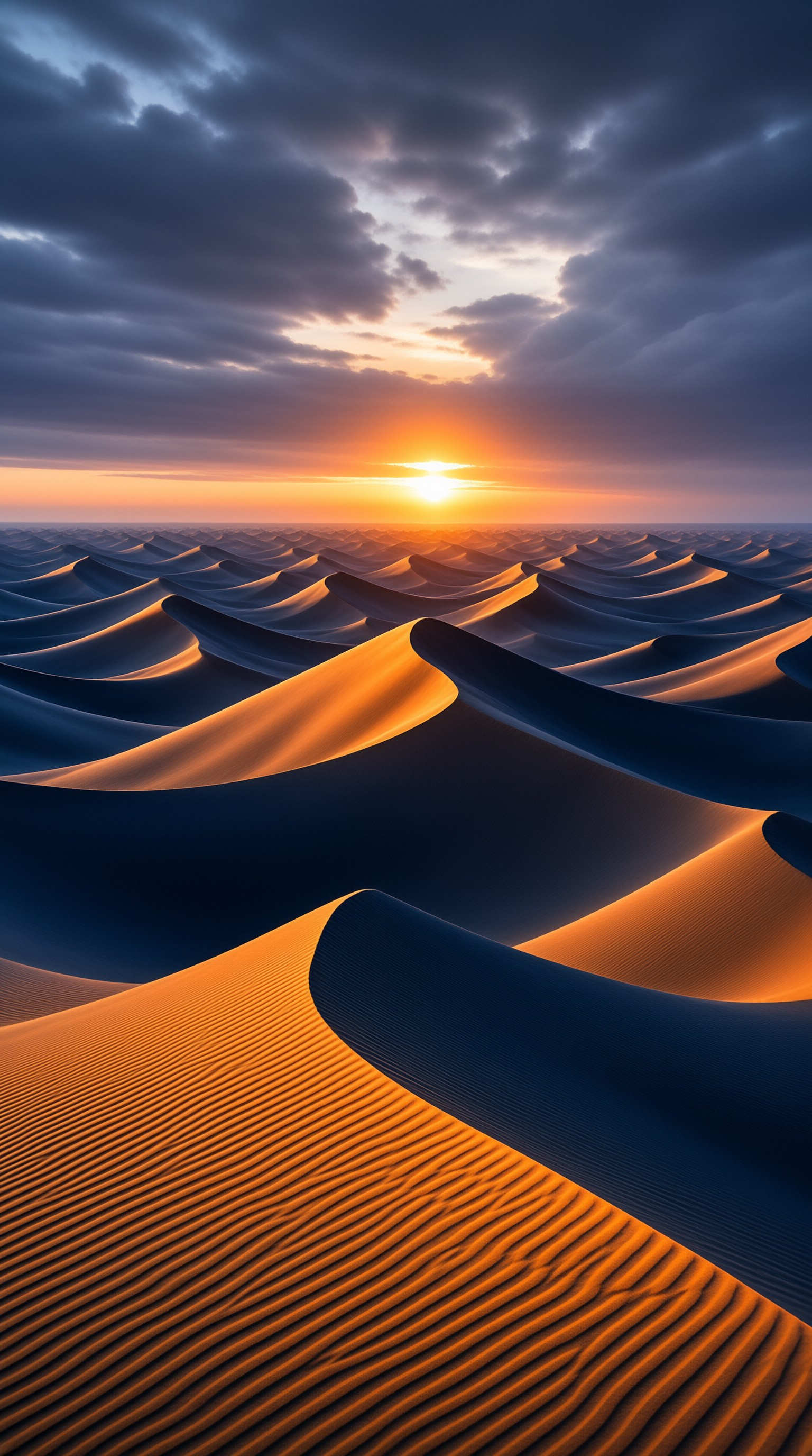 Desert Sunset Landscape