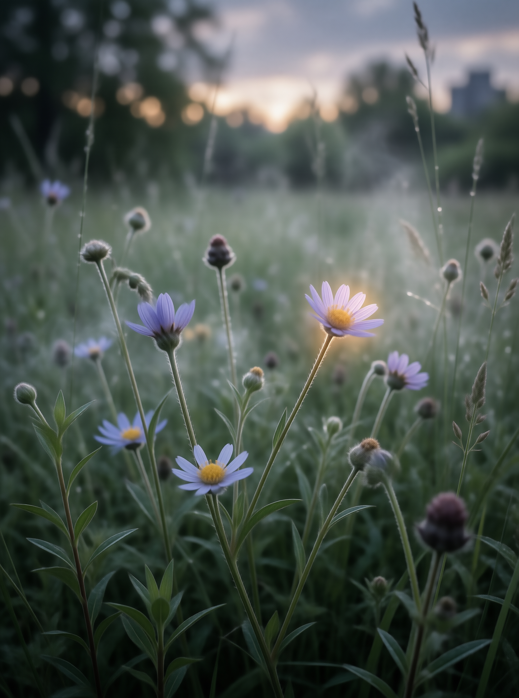 Wildflowers at Dusk