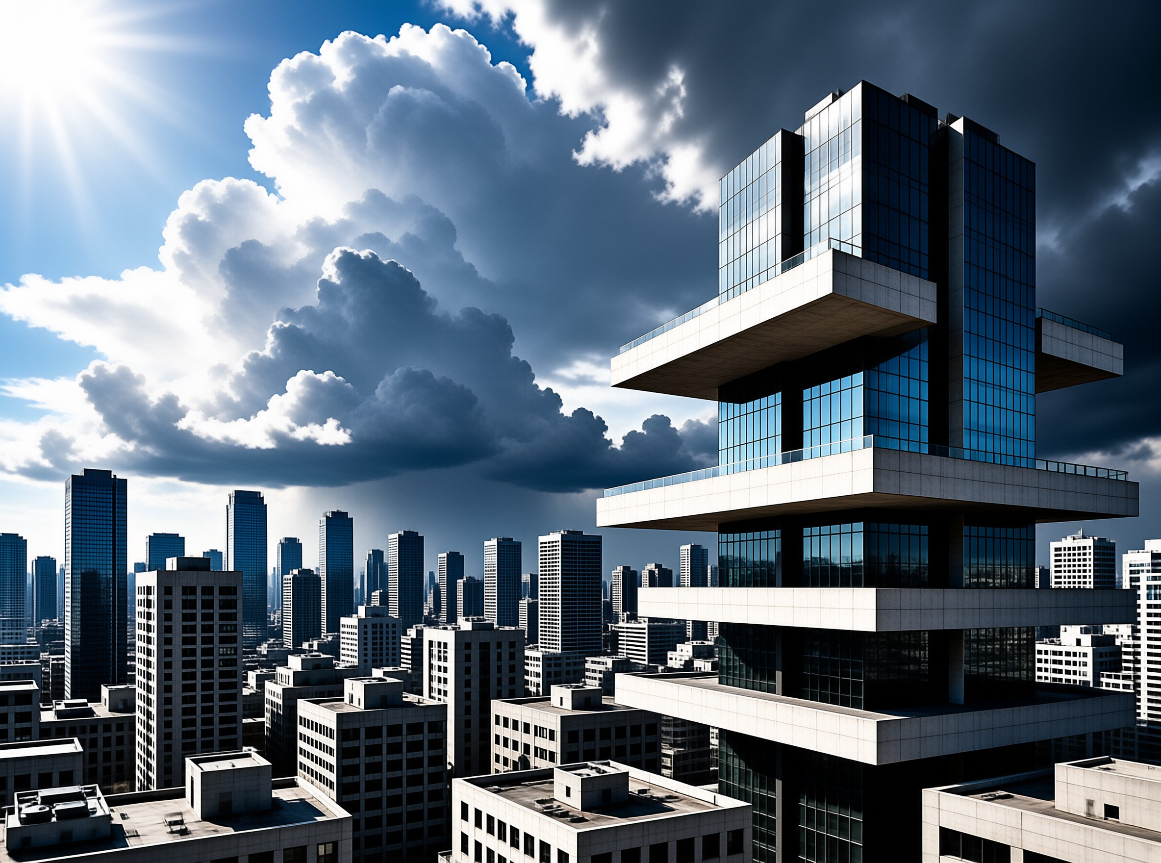 Futuristic City Skyline