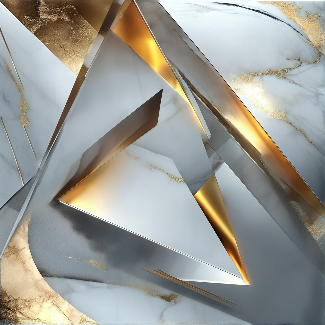 Gold and Marble Geometry