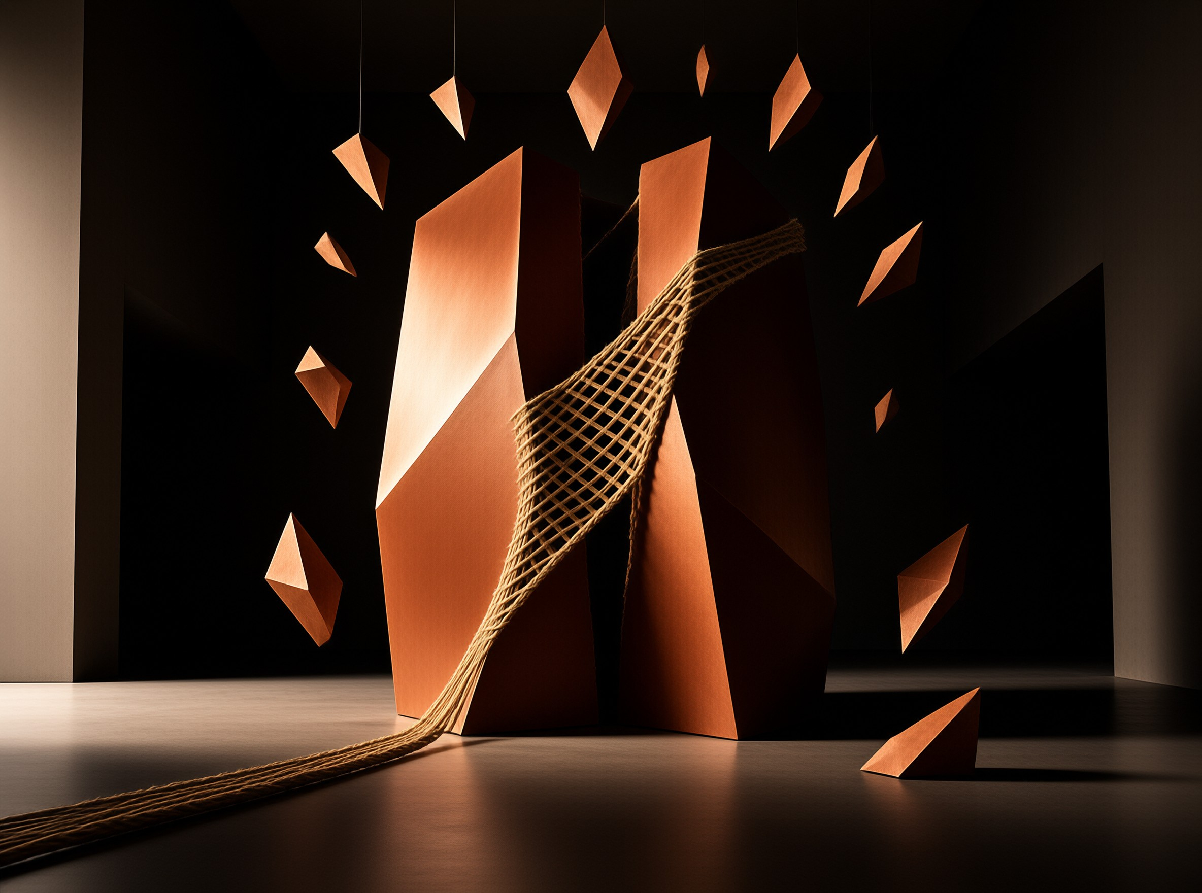 Abstract Geometric Sculpture