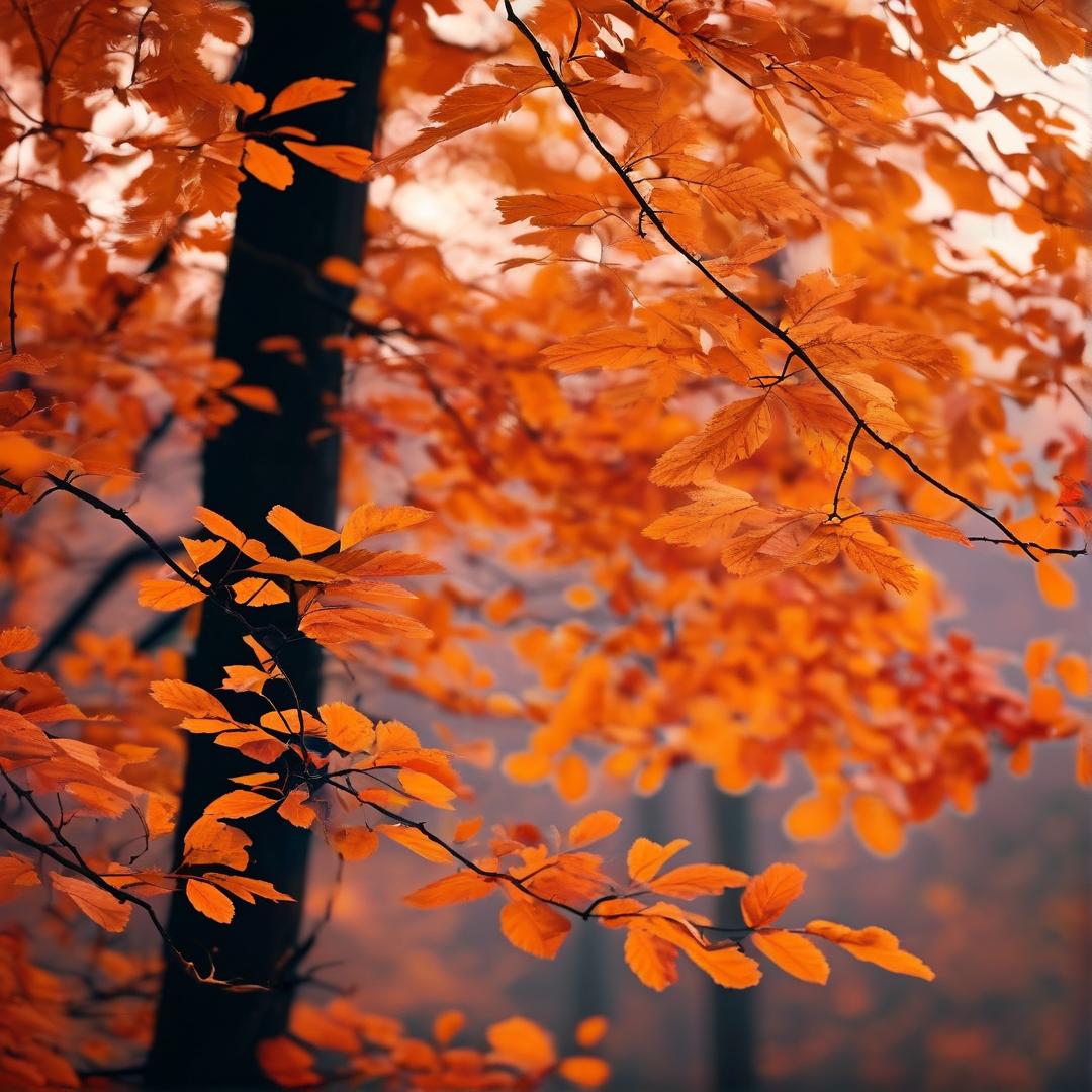 Autumn Leaves Close-Up