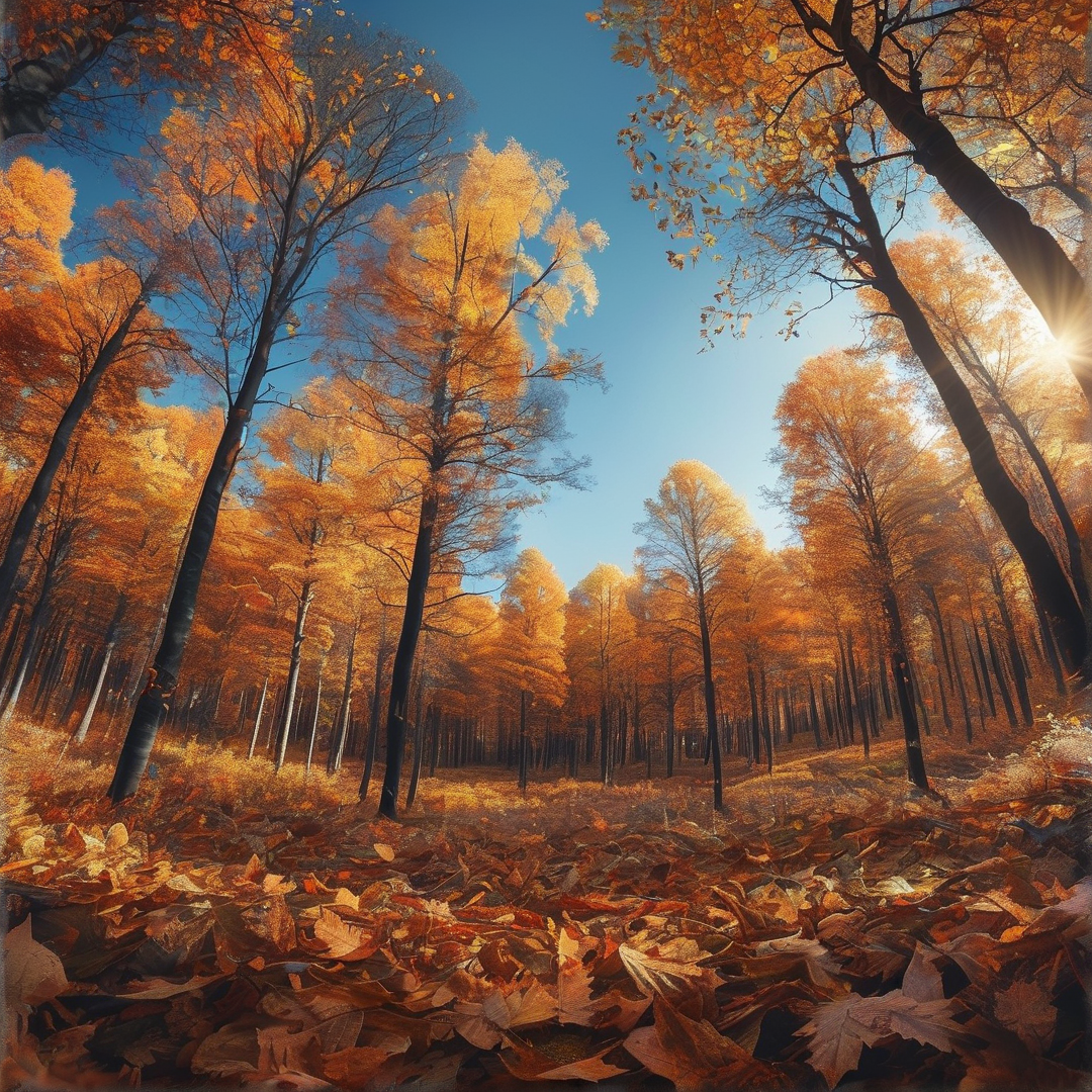 Autumn Forest Scene
