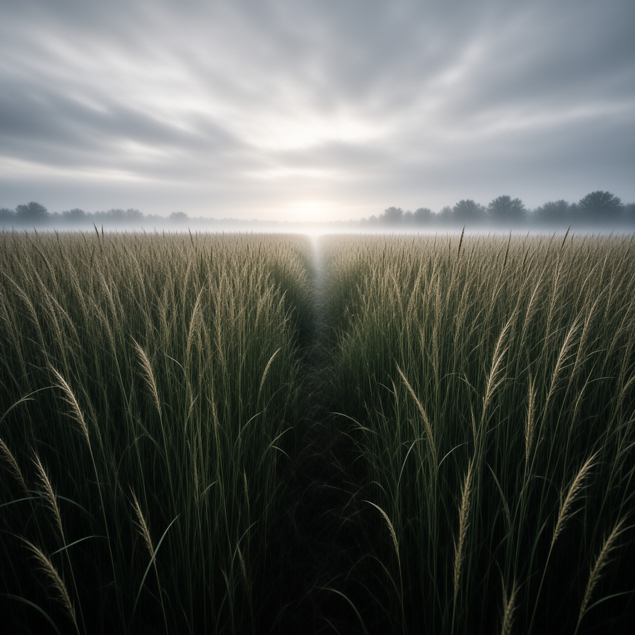 Misty Field Pathway