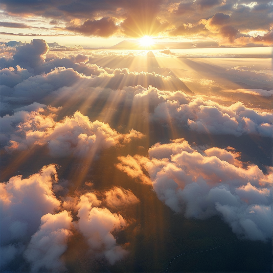 Sunset Above Clouds