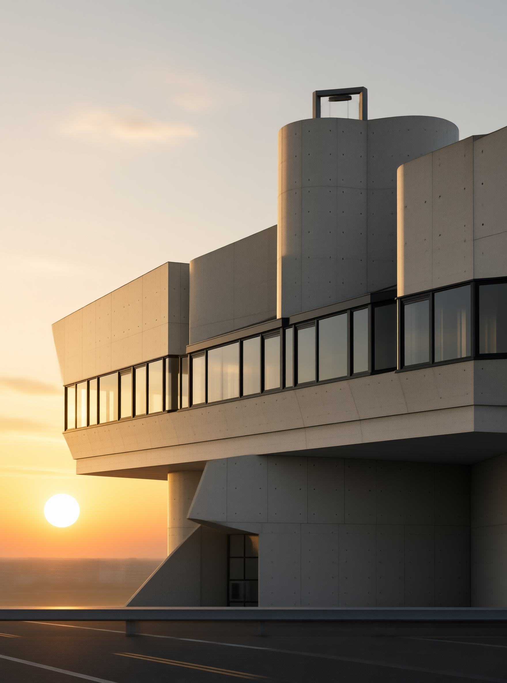 Modern Concrete Building