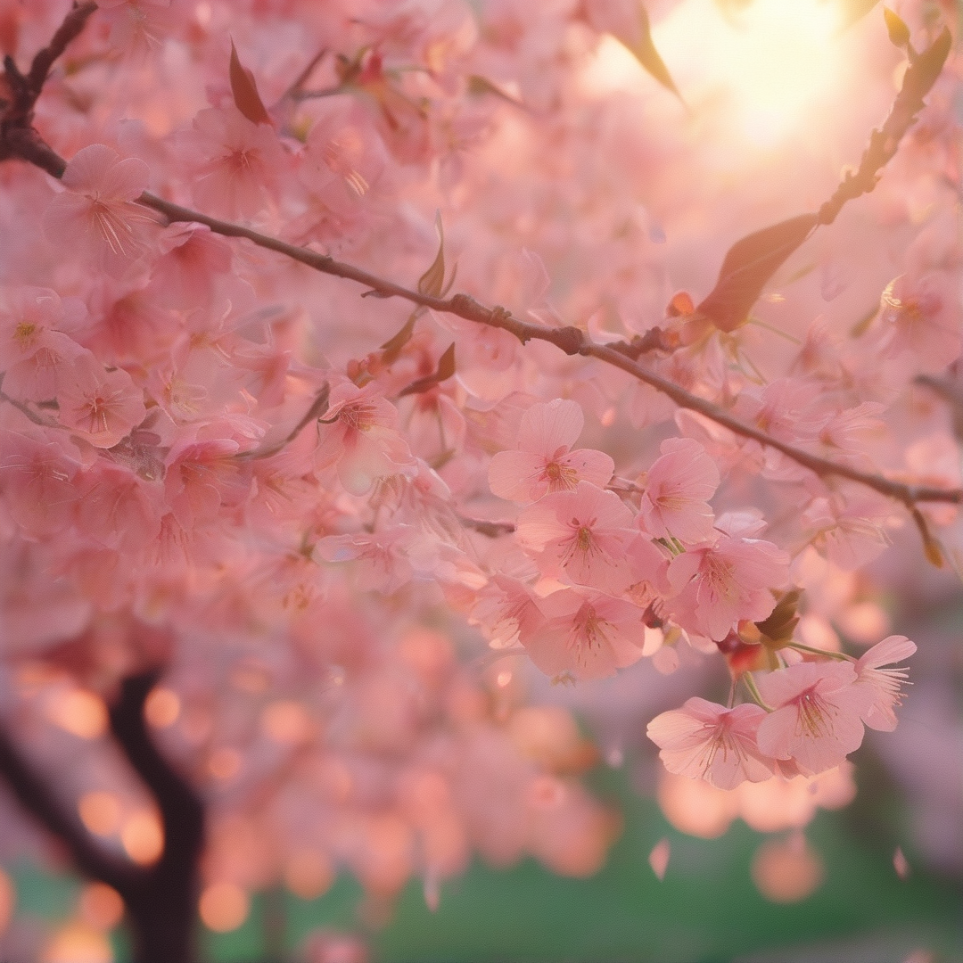 Dreamy Sakura Blossoms