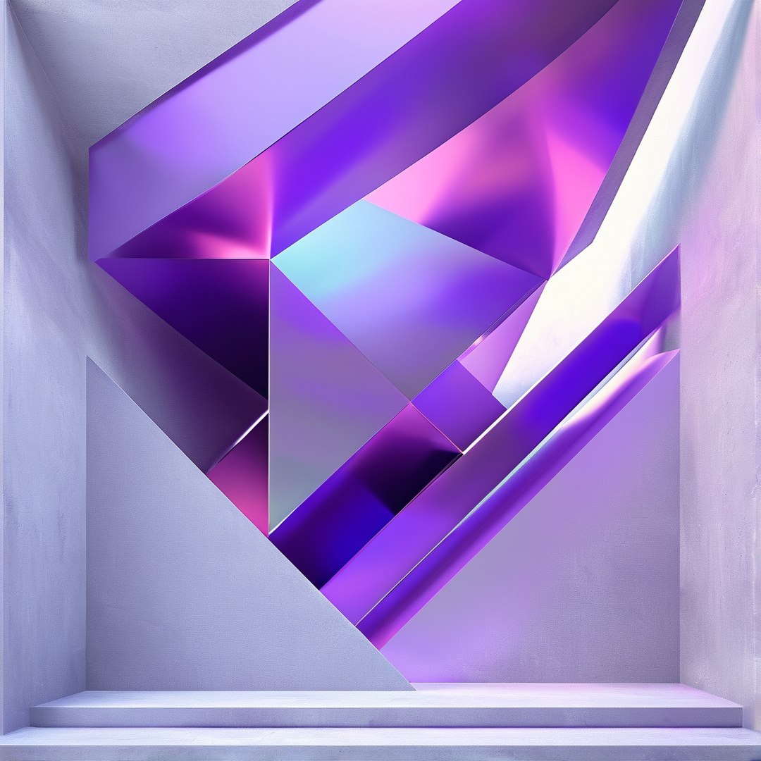 Abstract Purple Geometry