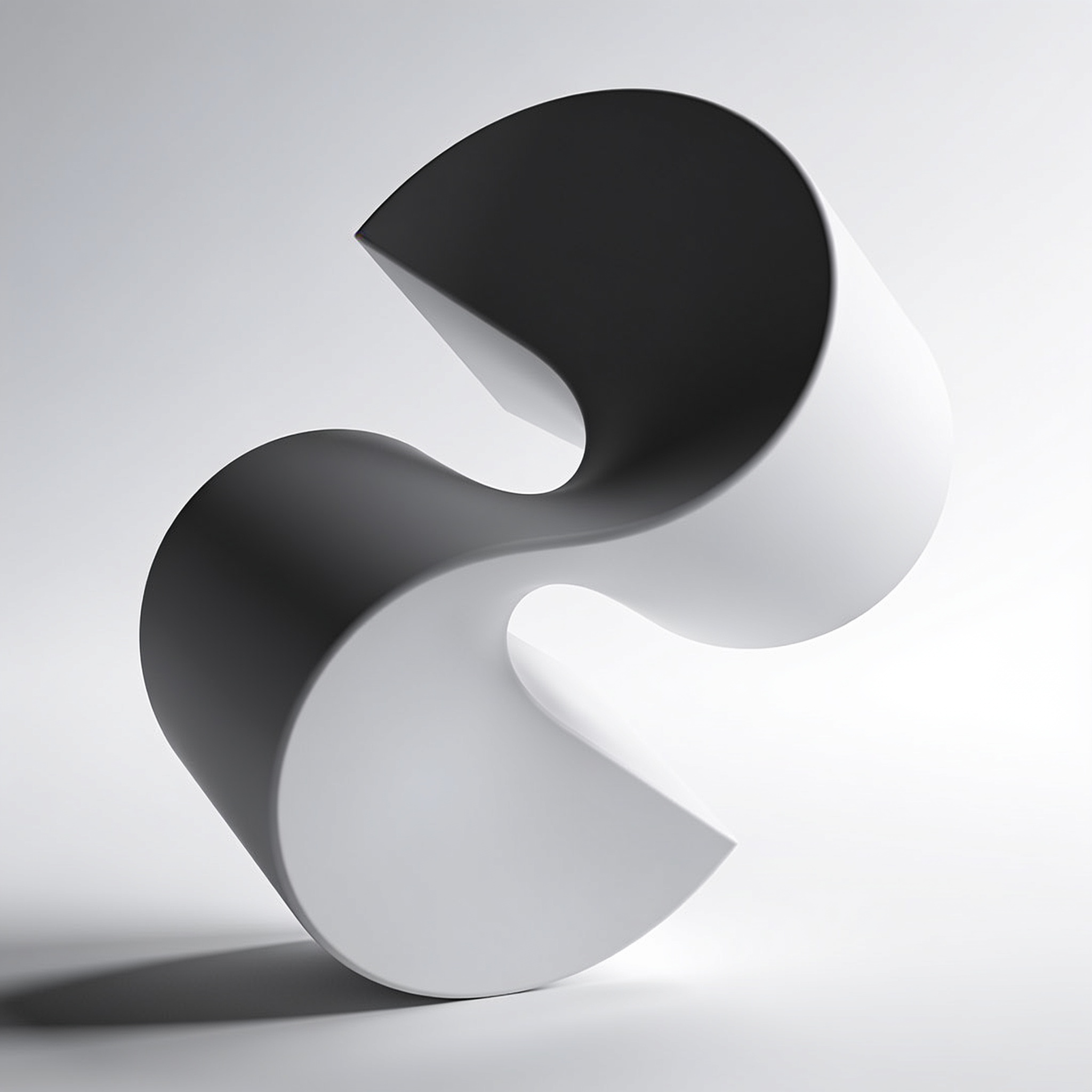 Surreal, Minimalist Impossible Shape