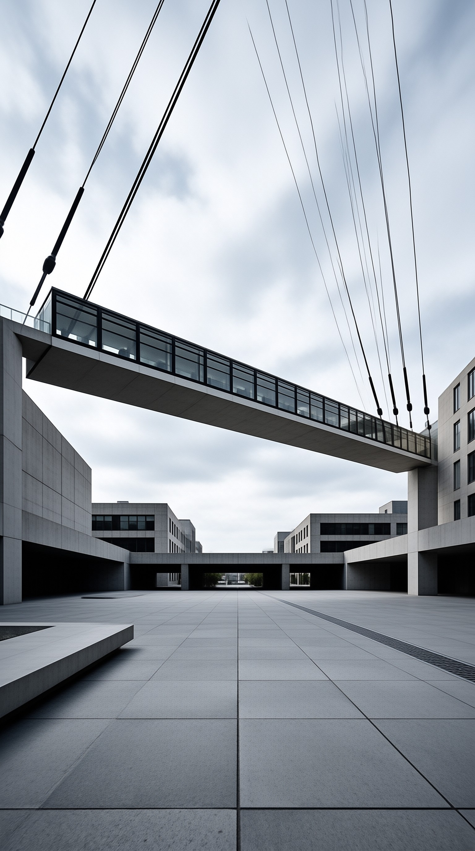 Modern Suspended Skybridge