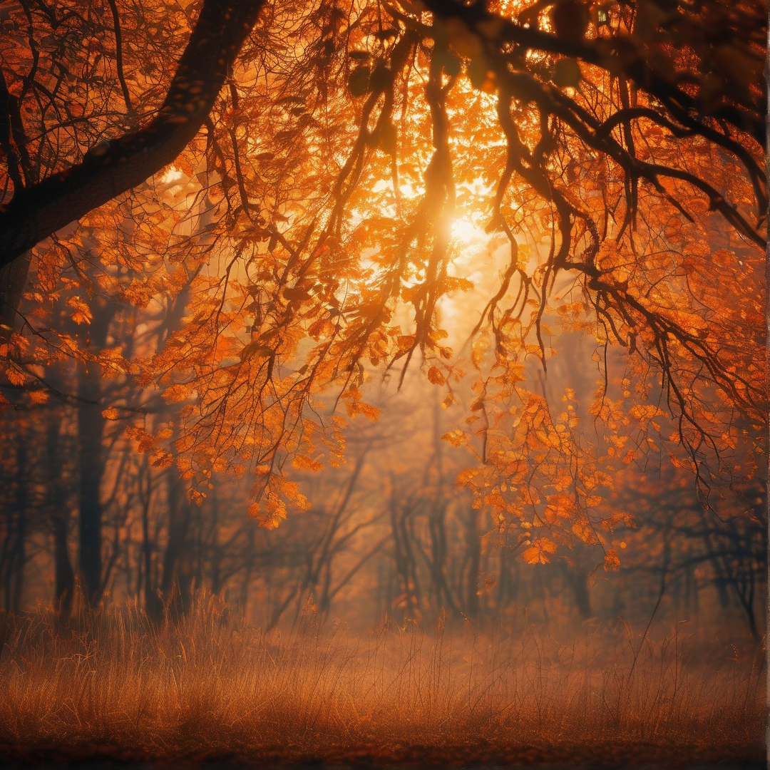Golden Autumn Forest