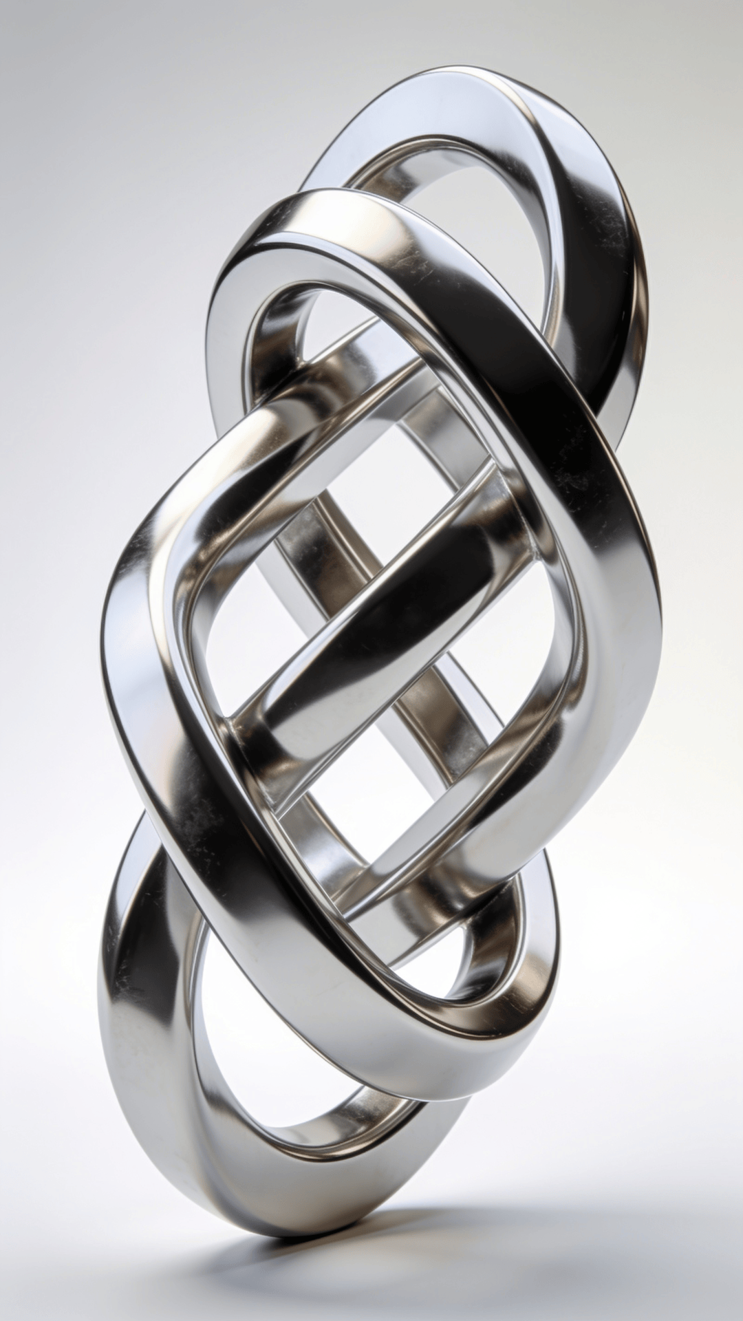 Elegant, Metallic Impossible Shape