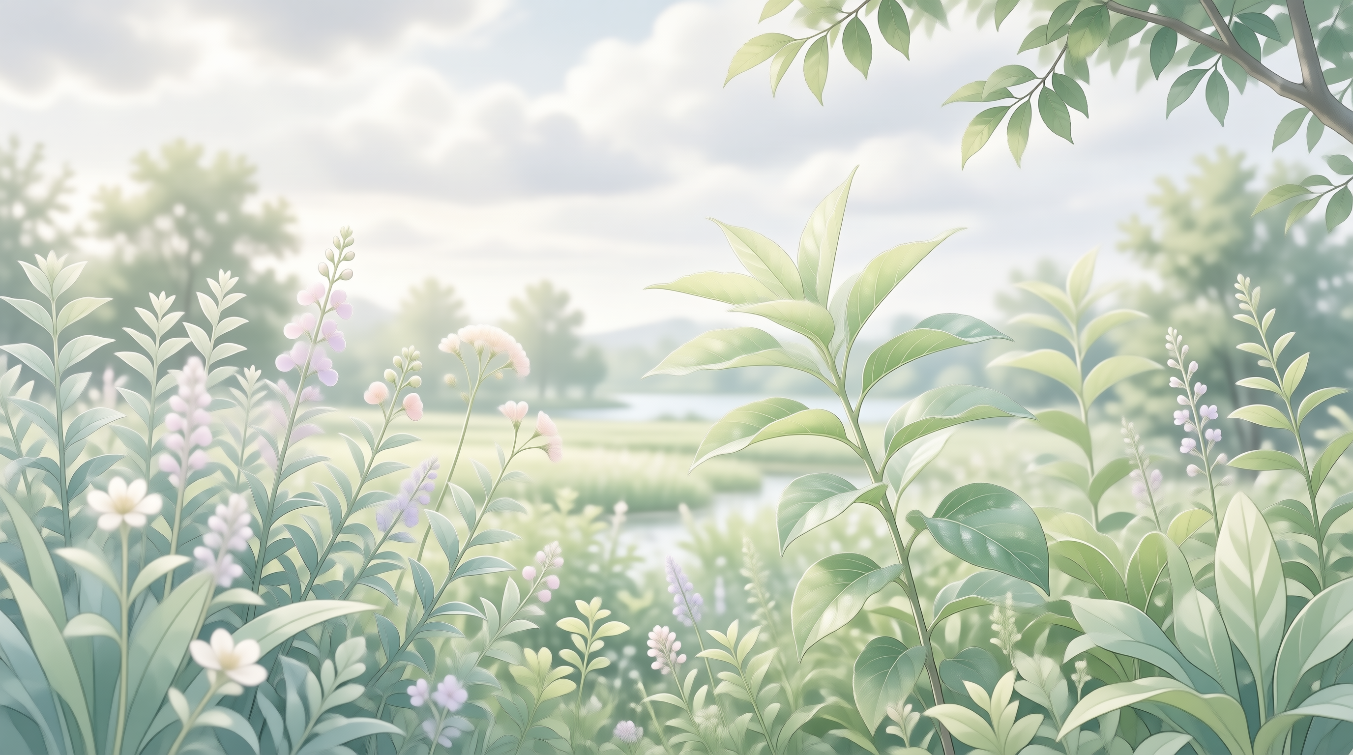 Serene Green Landscape