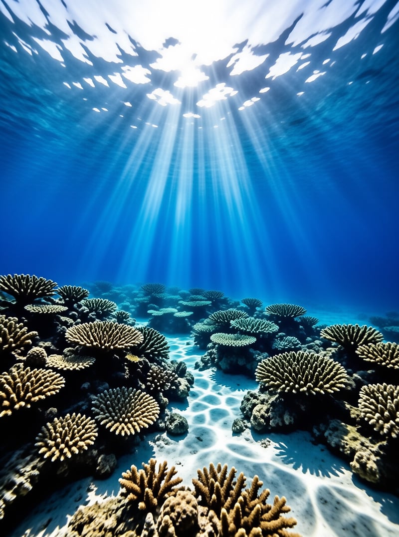 Sunlit Coral Reef