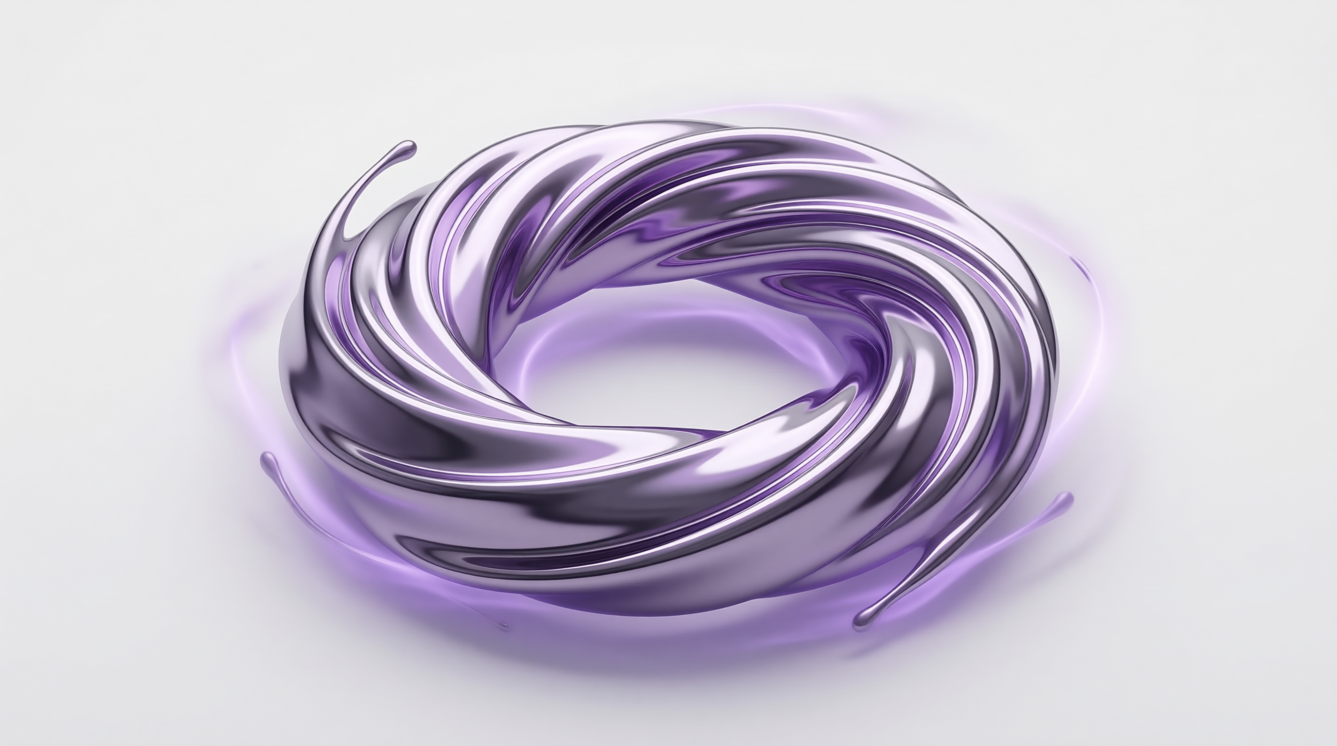 Swirling Purple Liquid Ring