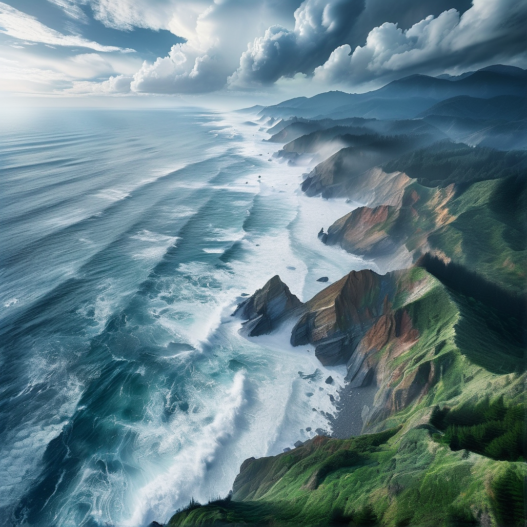 Dramatic Coastal Cliffs