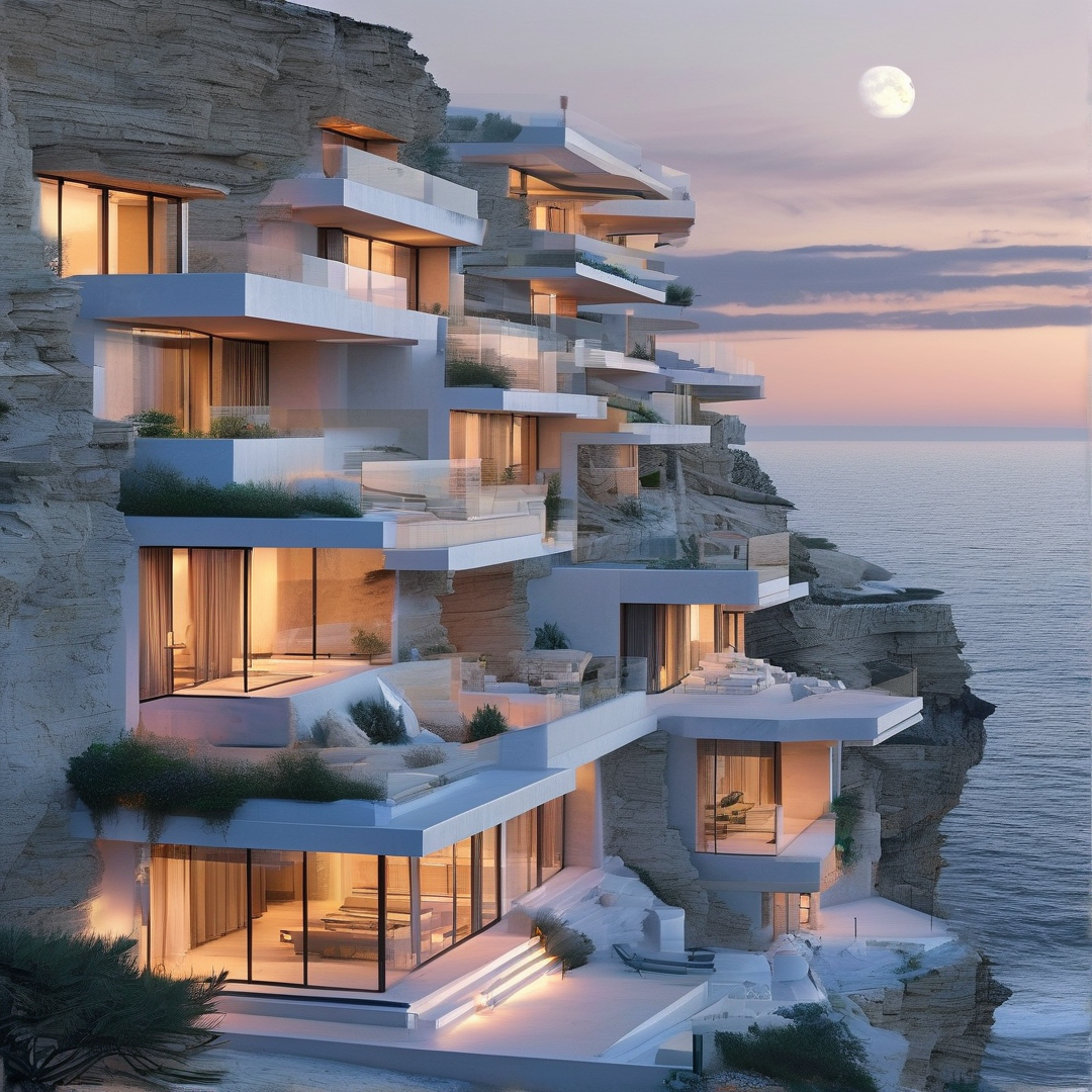 Luxury Cliffside Architecture