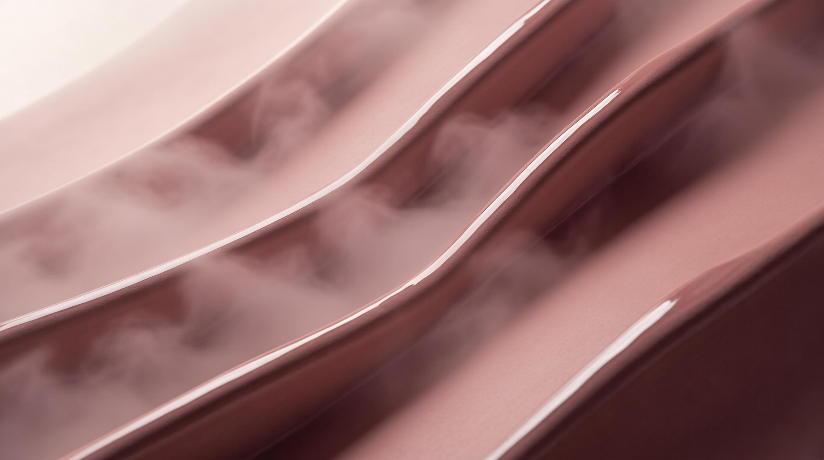 Pink Curved Lines